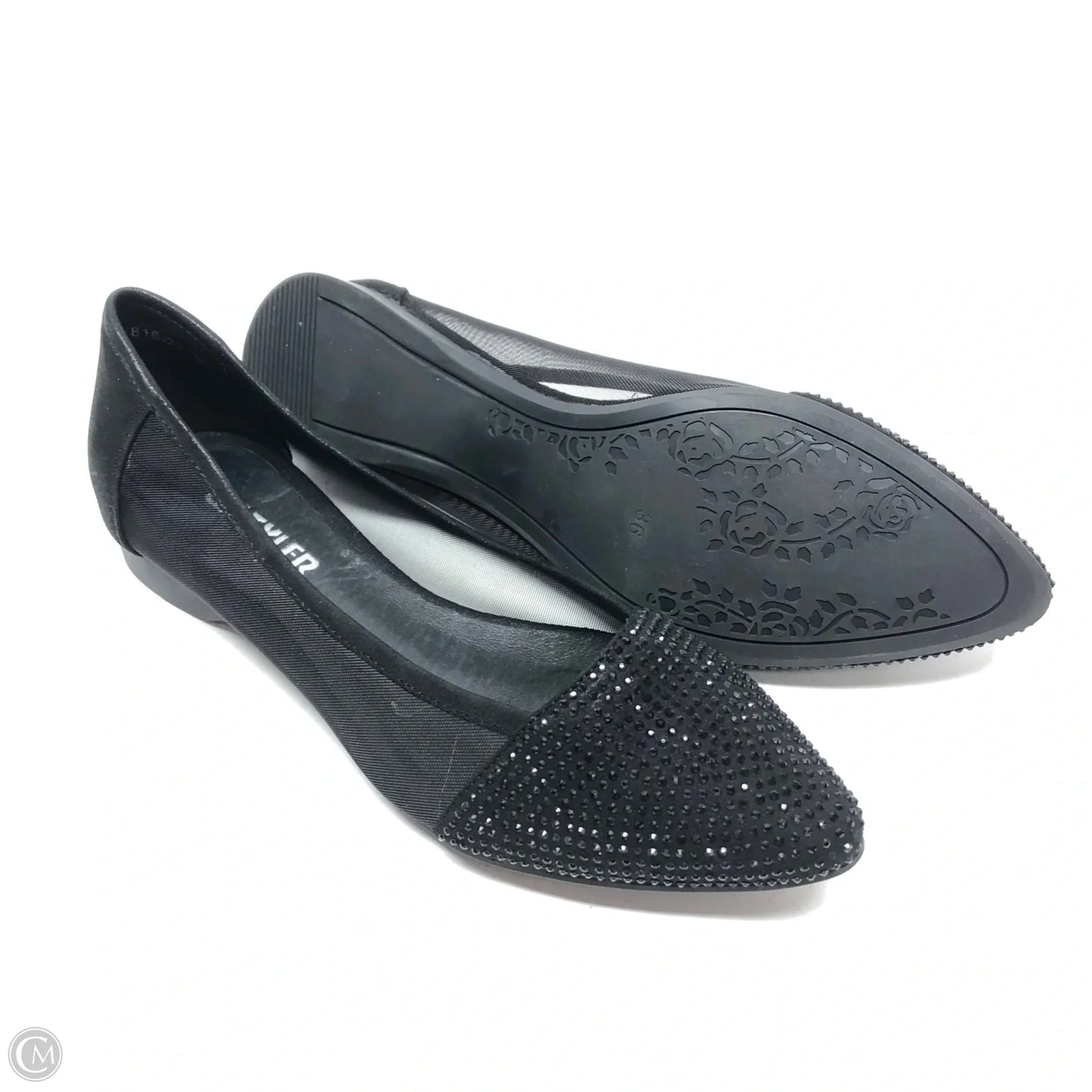 Shoes Flats By Clothes Mentor In Black, Size: 5.5