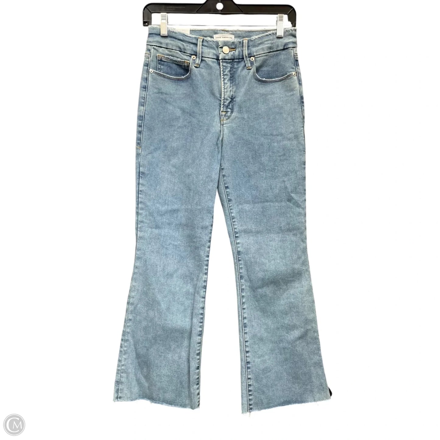 Jeans Boot Cut By Good American In Blue Denim, Size: 2
