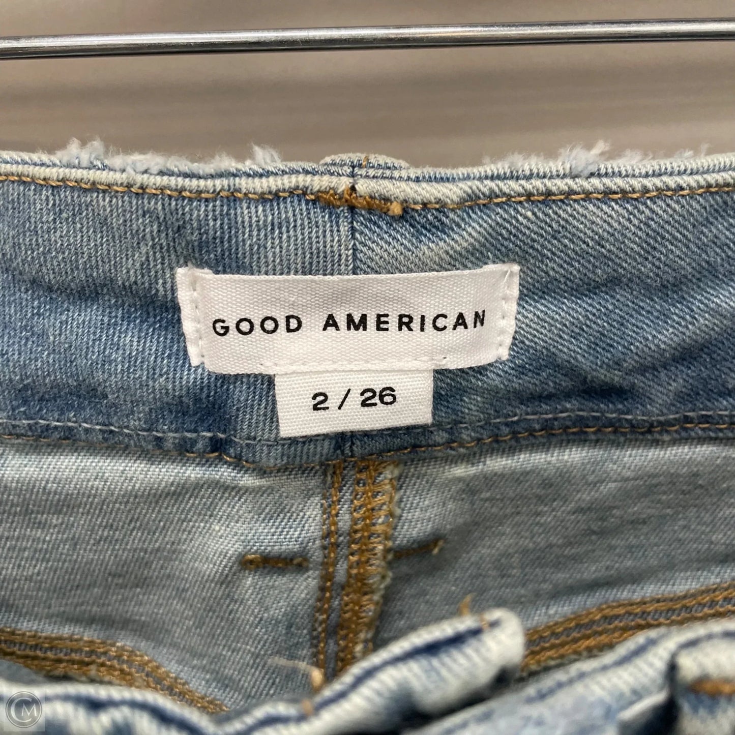 Jeans Boot Cut By Good American In Blue Denim, Size: 2
