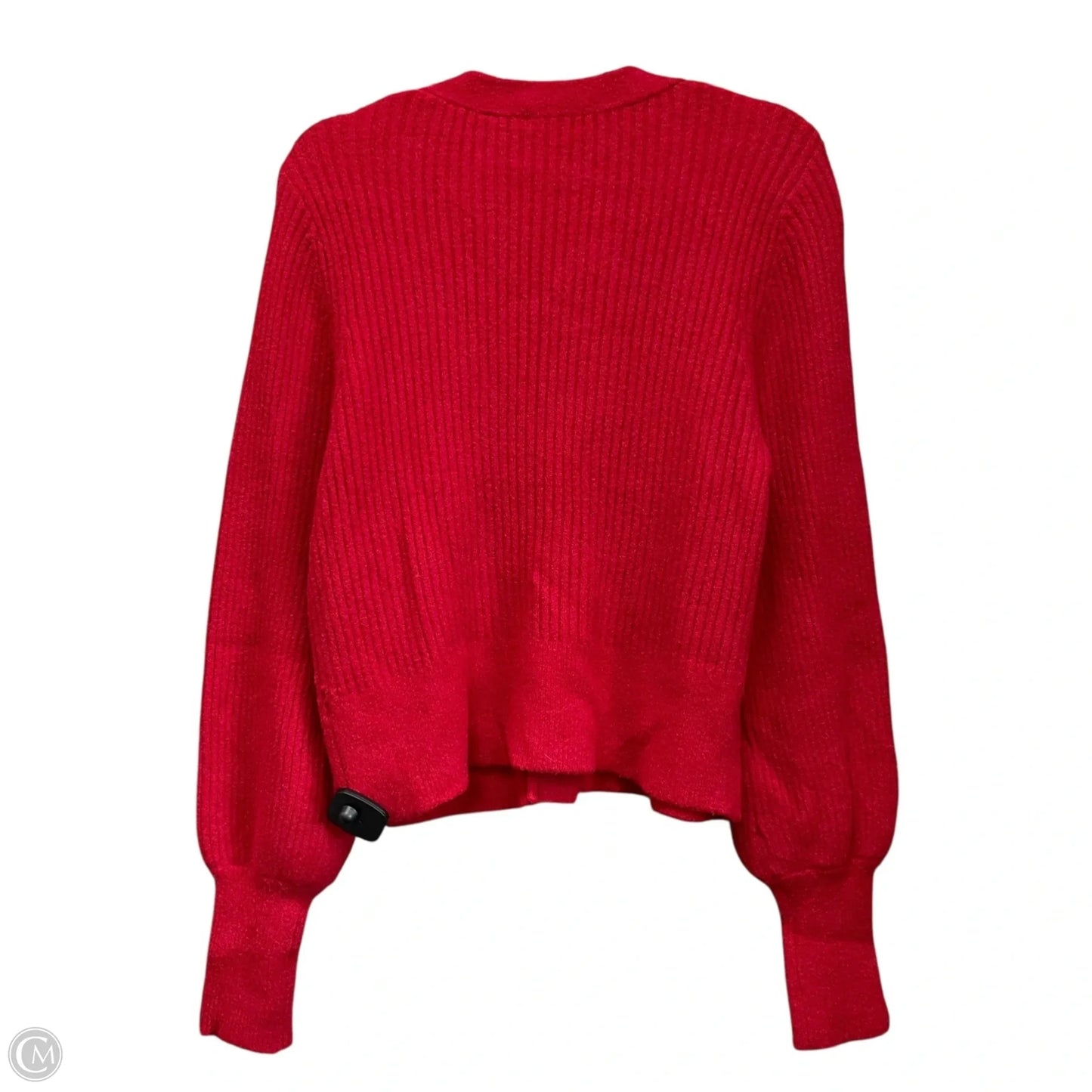 Sweater Cardigan By T Tahari In Red, Size: L