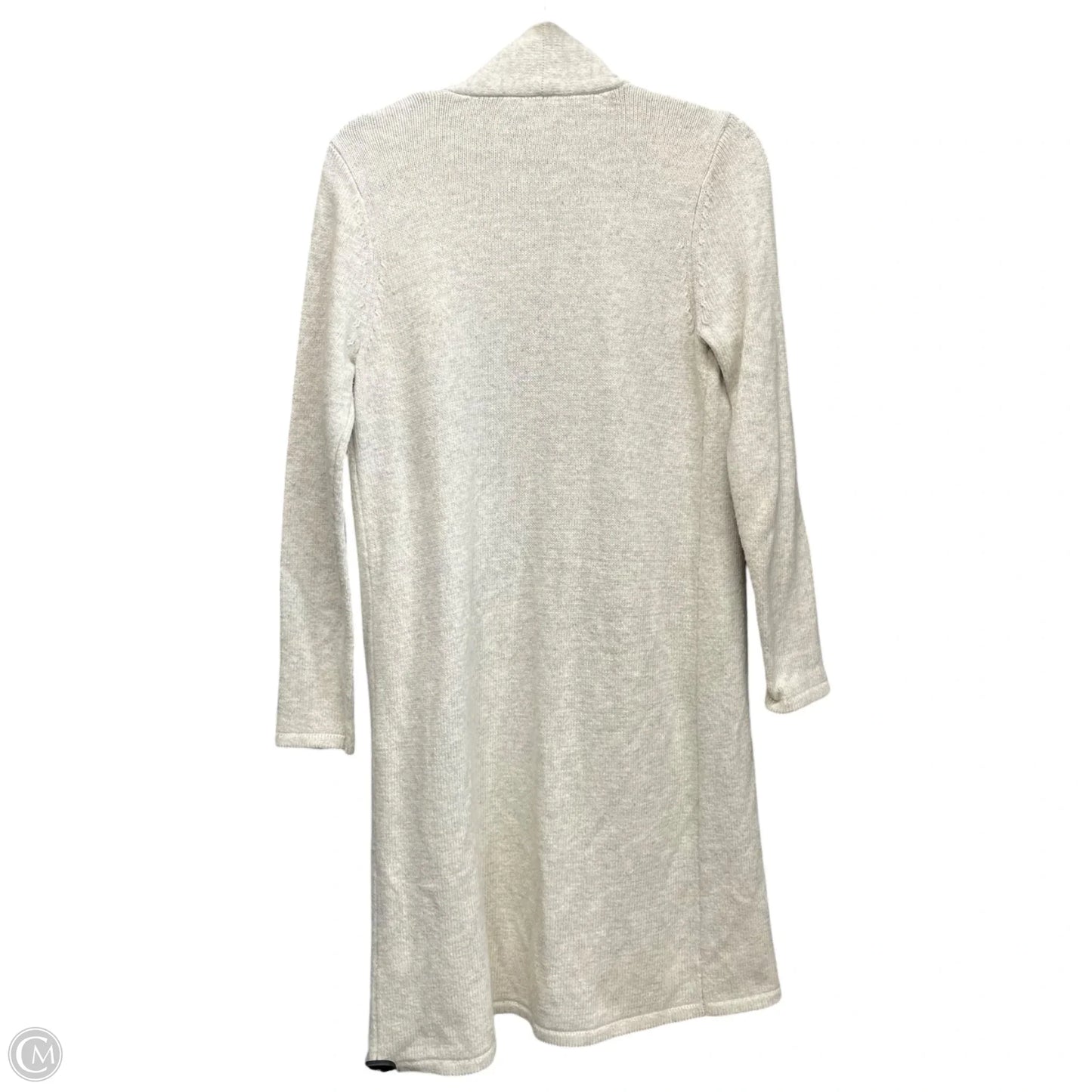 Sweater Cardigan By Chicos In Beige, Size: S