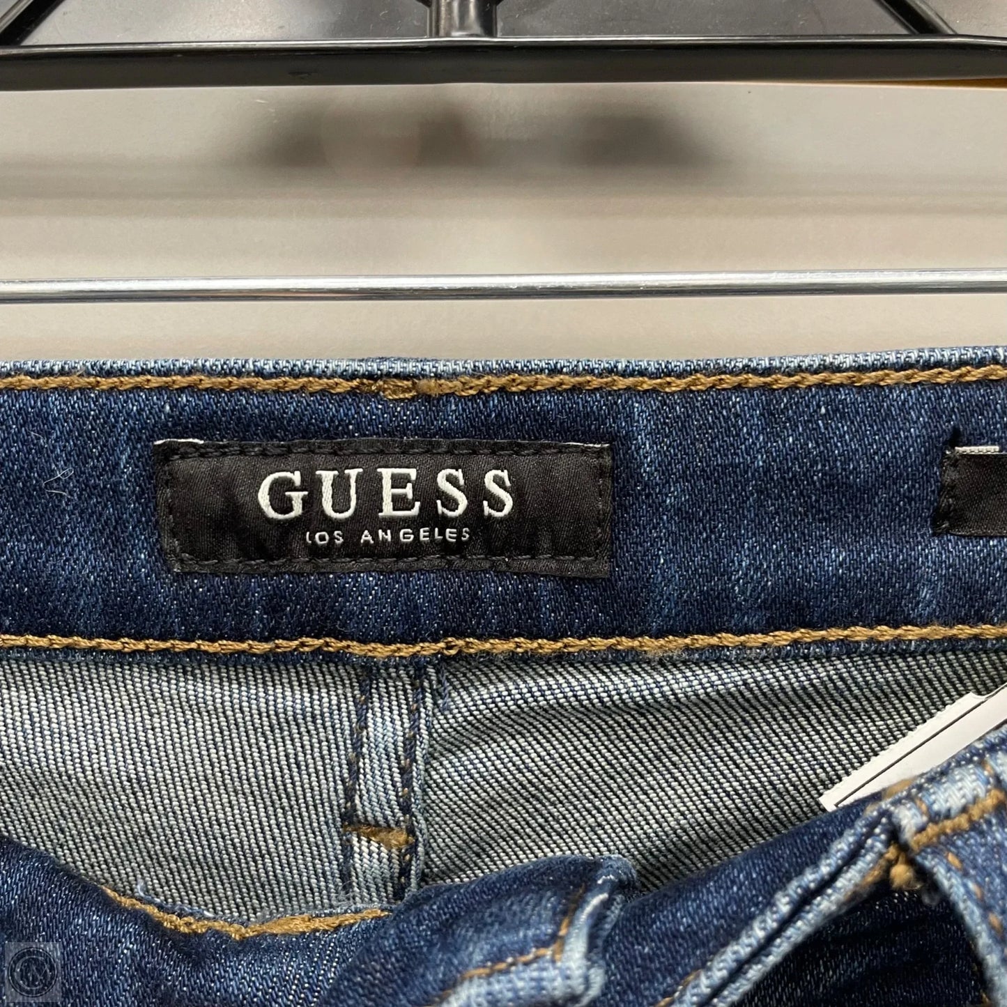 Jeans Boot Cut By Guess In Blue Denim, Size: 2