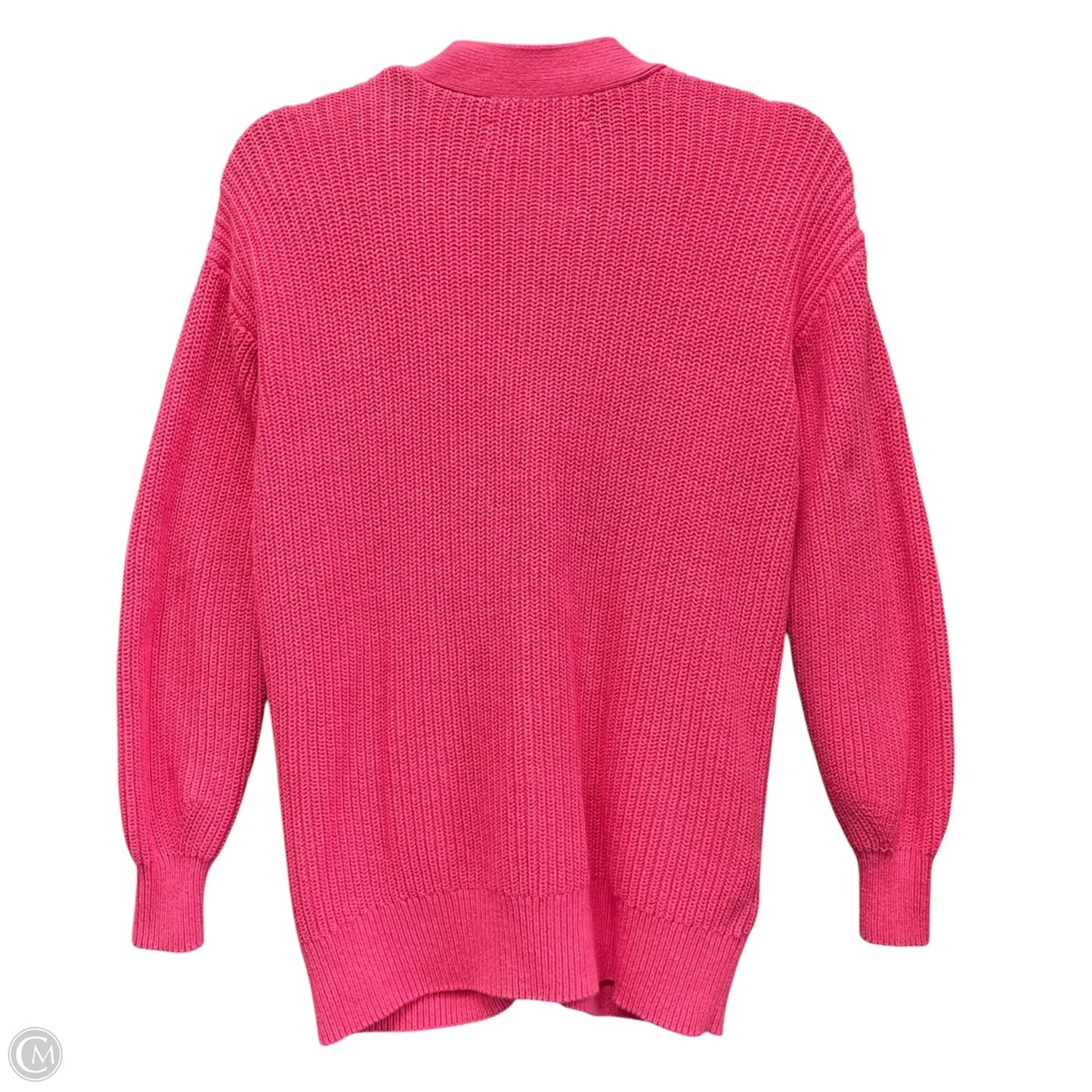Sweater Cardigan By Loft In Pink, Size: Xs
