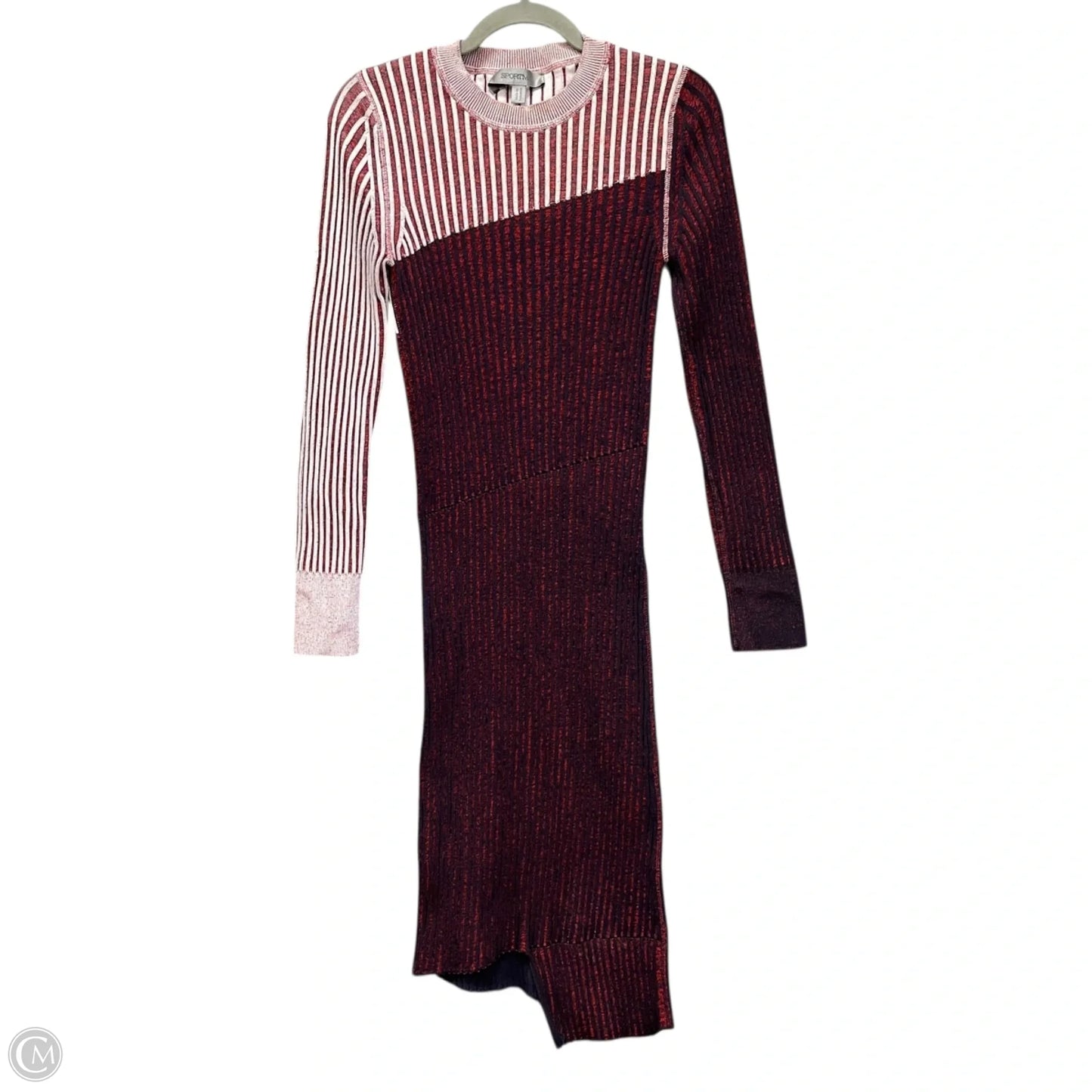 Dress Designer By Max Mara In Blue & Red & White, Size: M