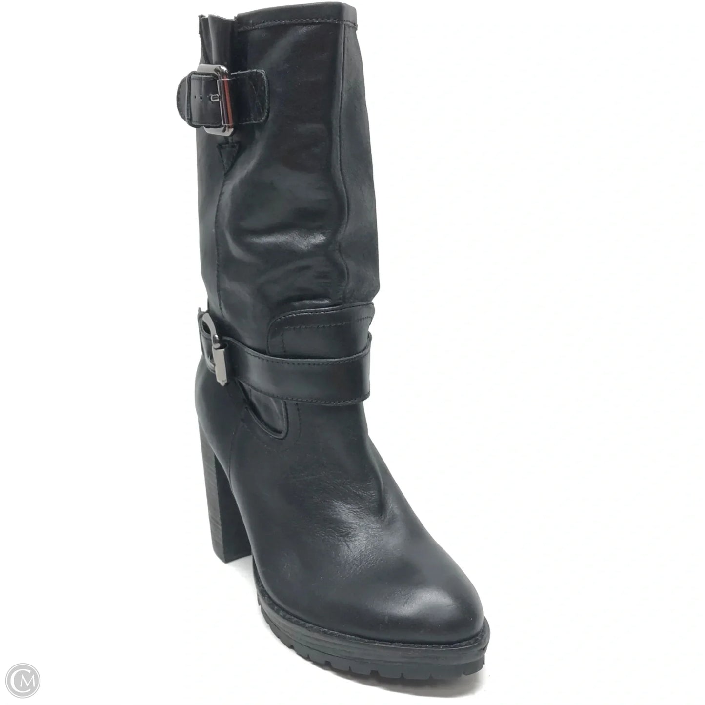 Boots Ankle Heels By Donald Pliner In Black, Size: 9.5