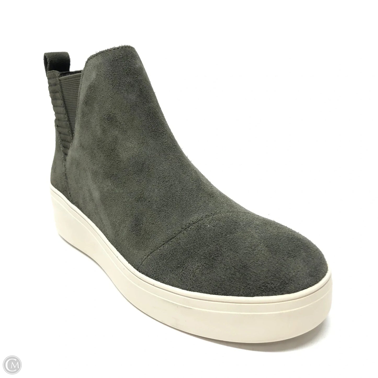 Boots Ankle Flats By Toms In Green, Size: 8.5