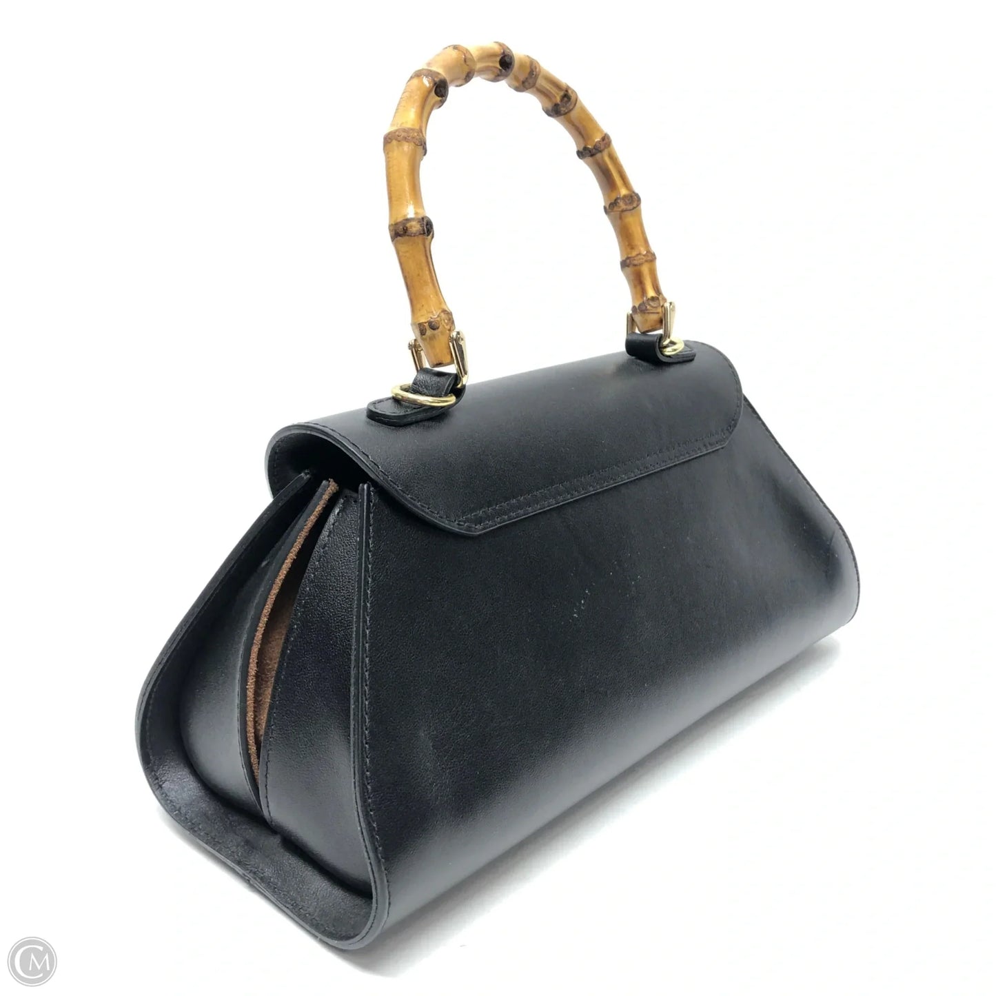 Handbag Leather By Cmc, Size: Small