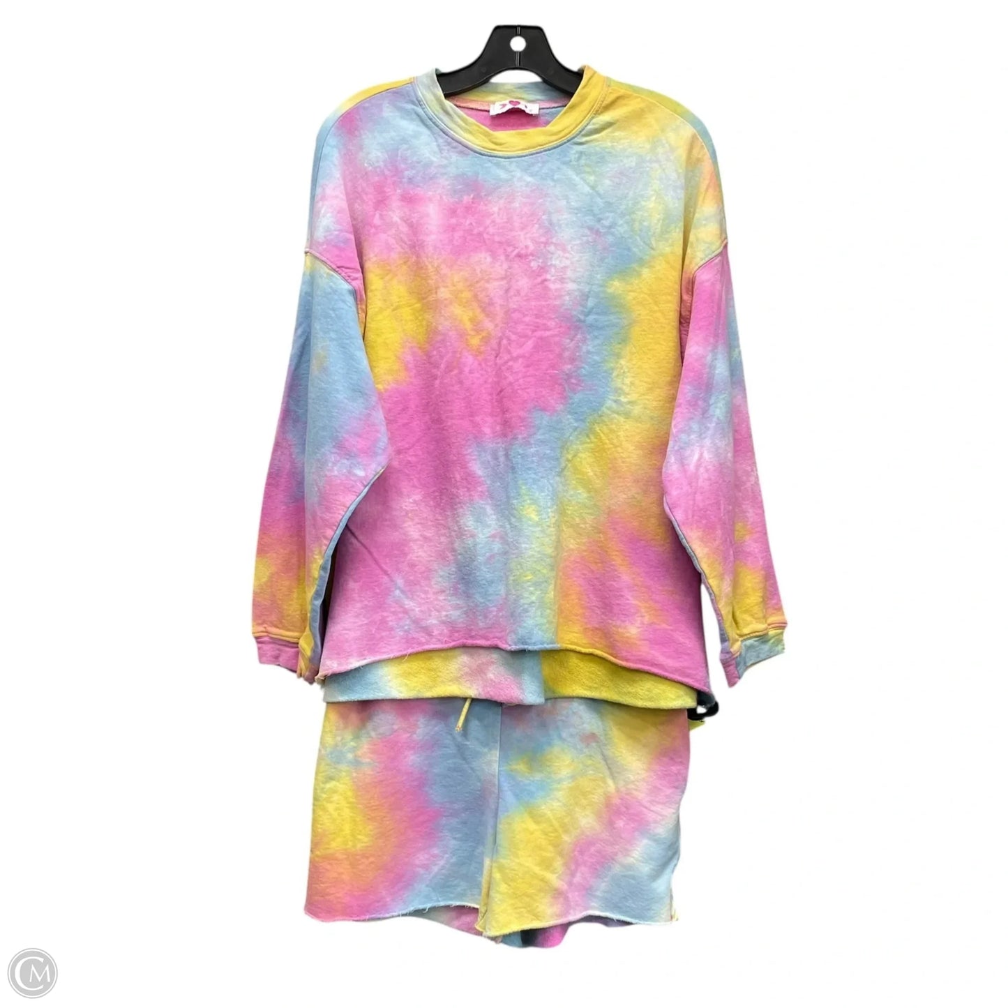 Lounge Set Shorts By Buddy Love In Tie Dye Print, Size: L