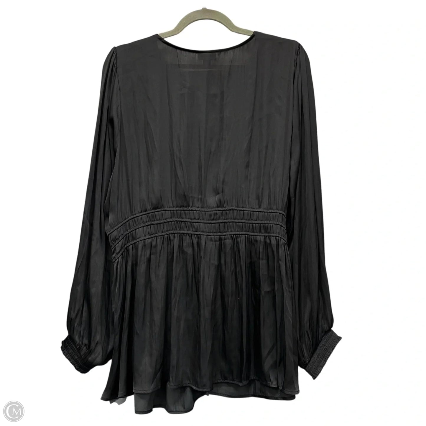 Blouse Long Sleeve By Torrid In Black, Size: 2x