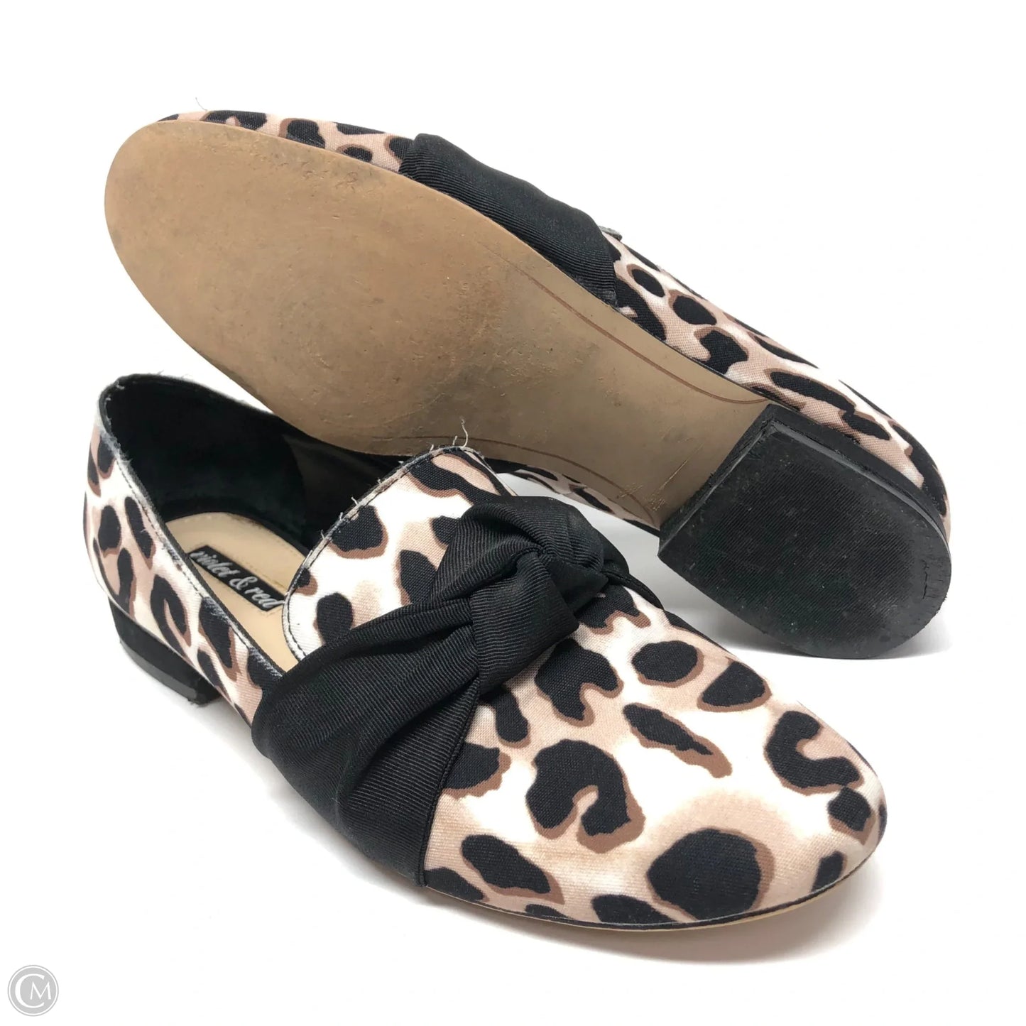 Shoes Flats By Clothes Mentor In Animal Print, Size: 8
