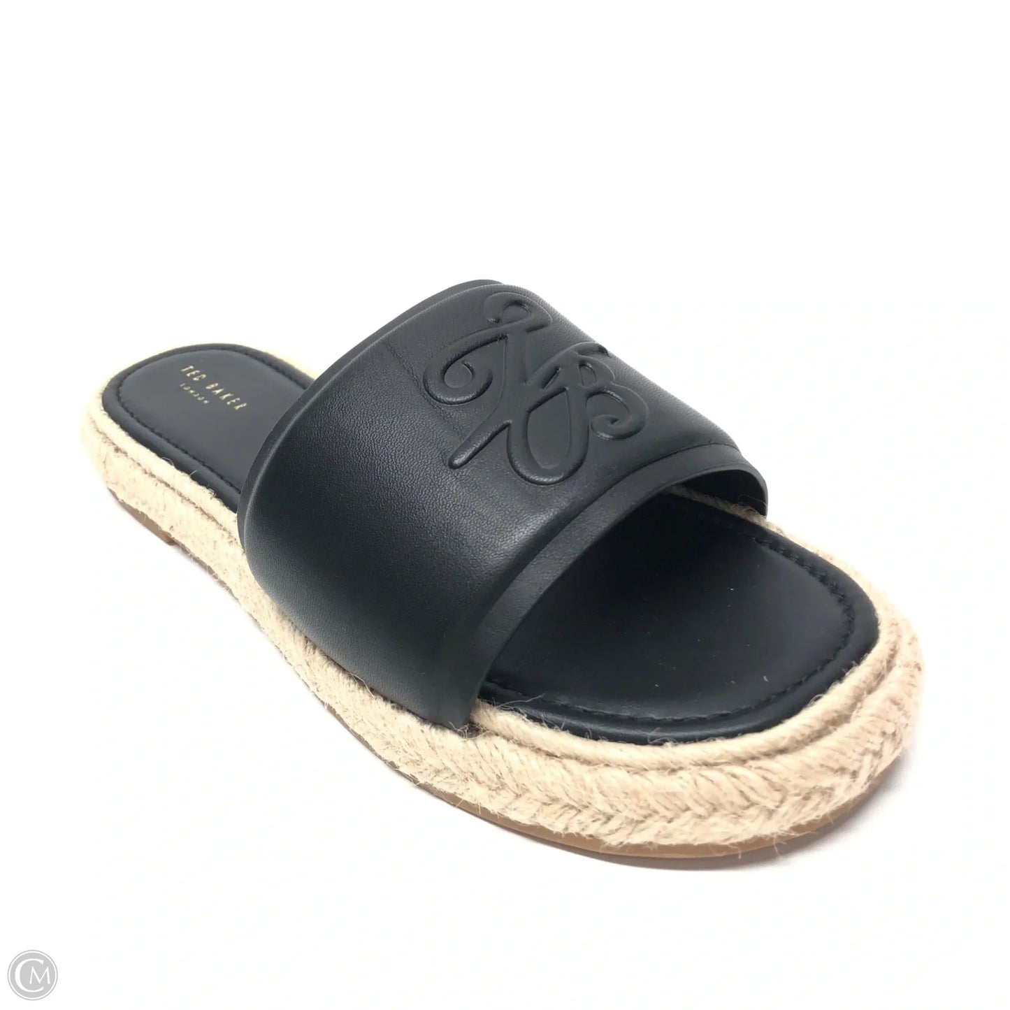 Sandals Flats By Ted Baker In Black & Tan, Size: 10