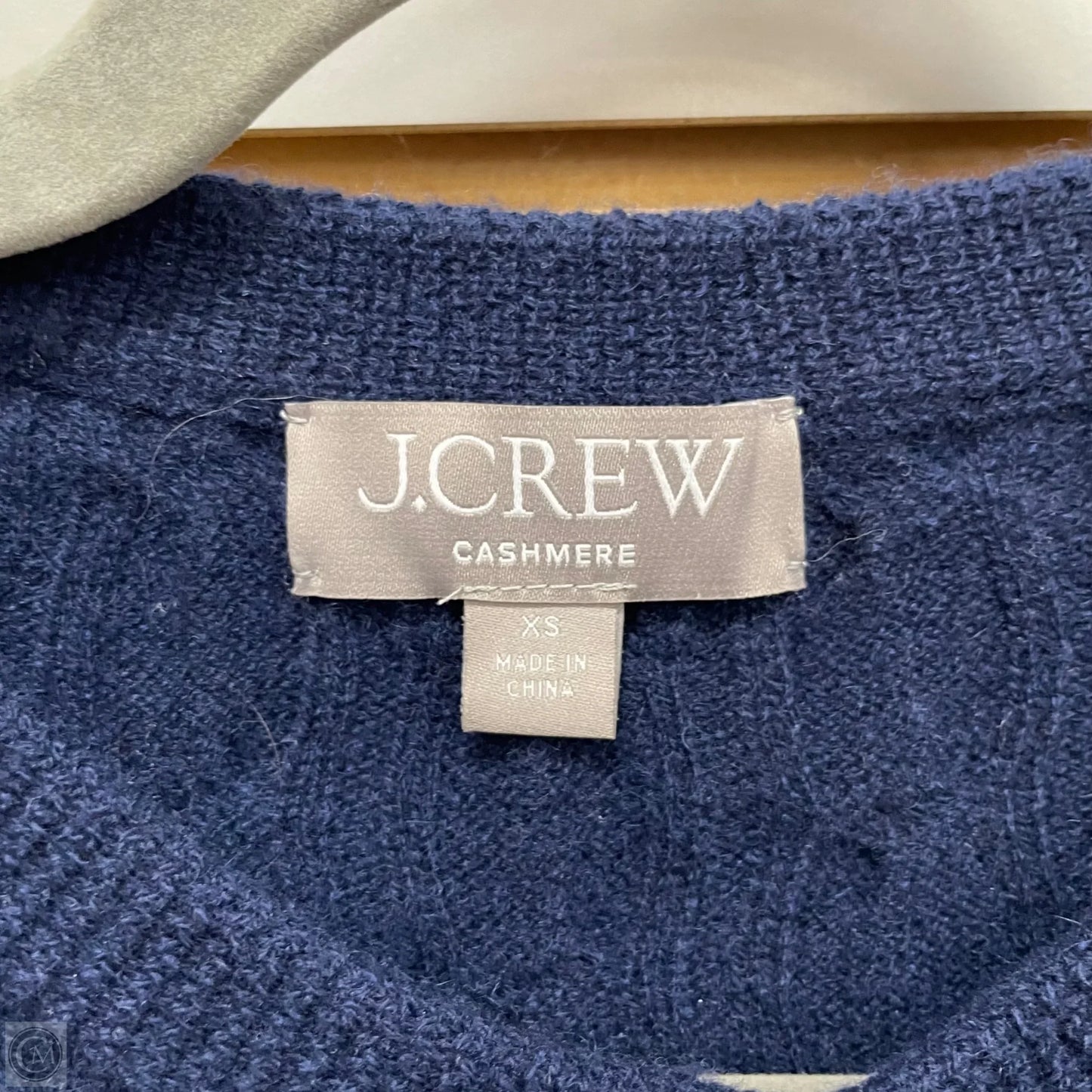 Sweater Cardigan Cashmere By J. Crew In Navy, Size: Xs