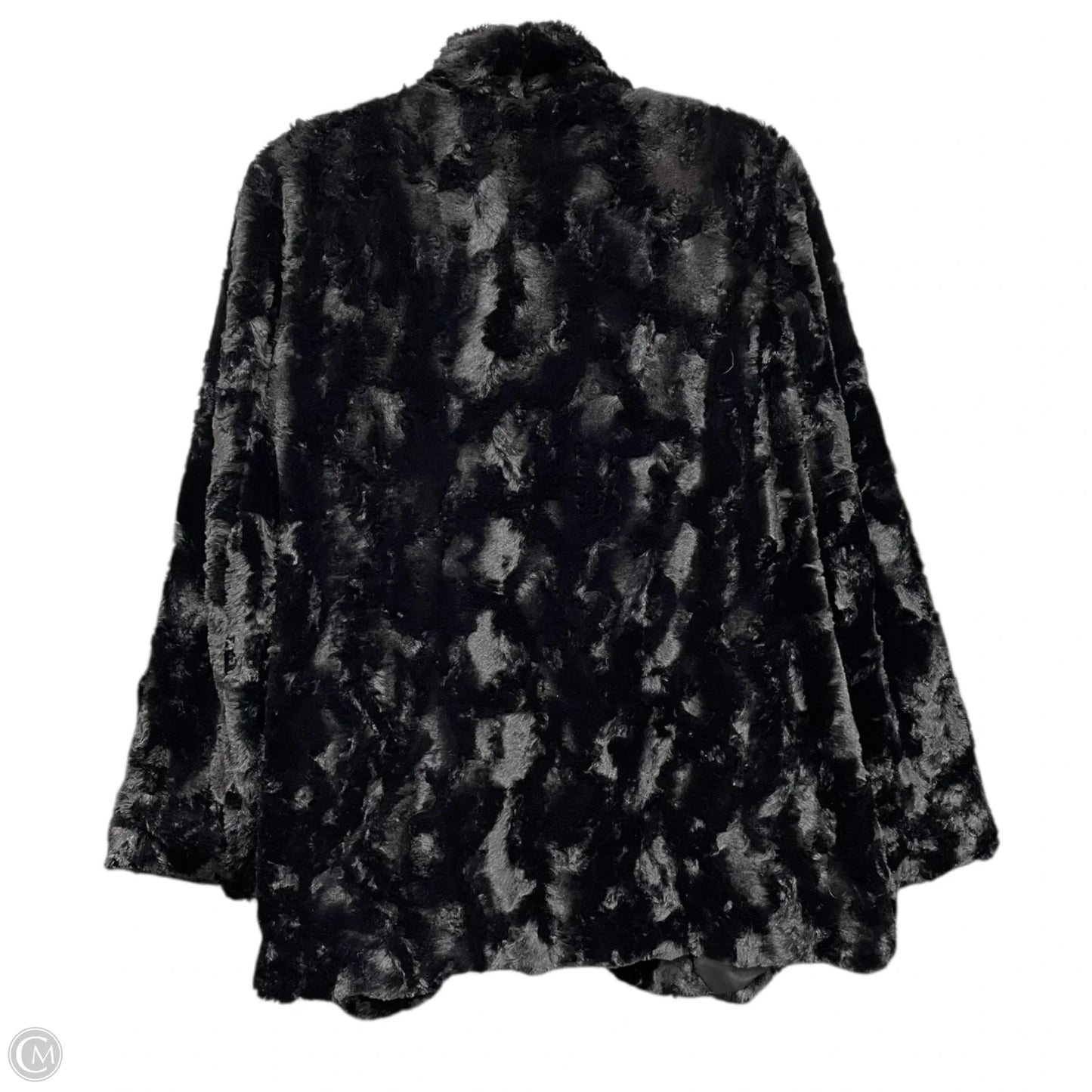 Jacket Faux Fur & Sherpa By Karen Kane In Black, Size: M