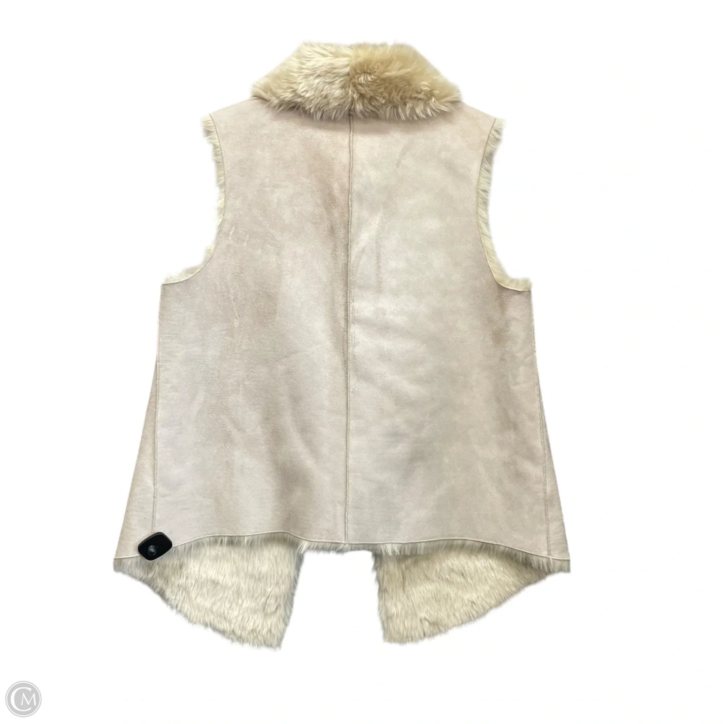 Vest Faux Fur & Sherpa By Lane Bryant In Beige, Size: 16