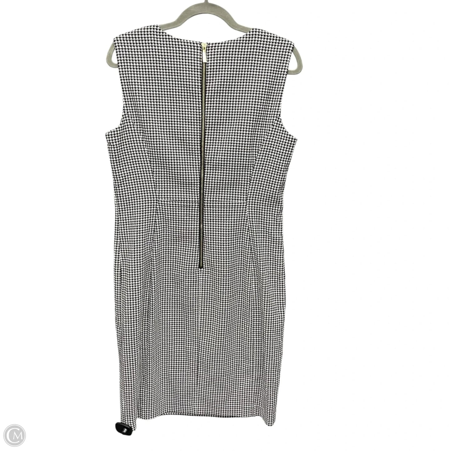 Dress Work By Calvin Klein In Black & White, Size: L