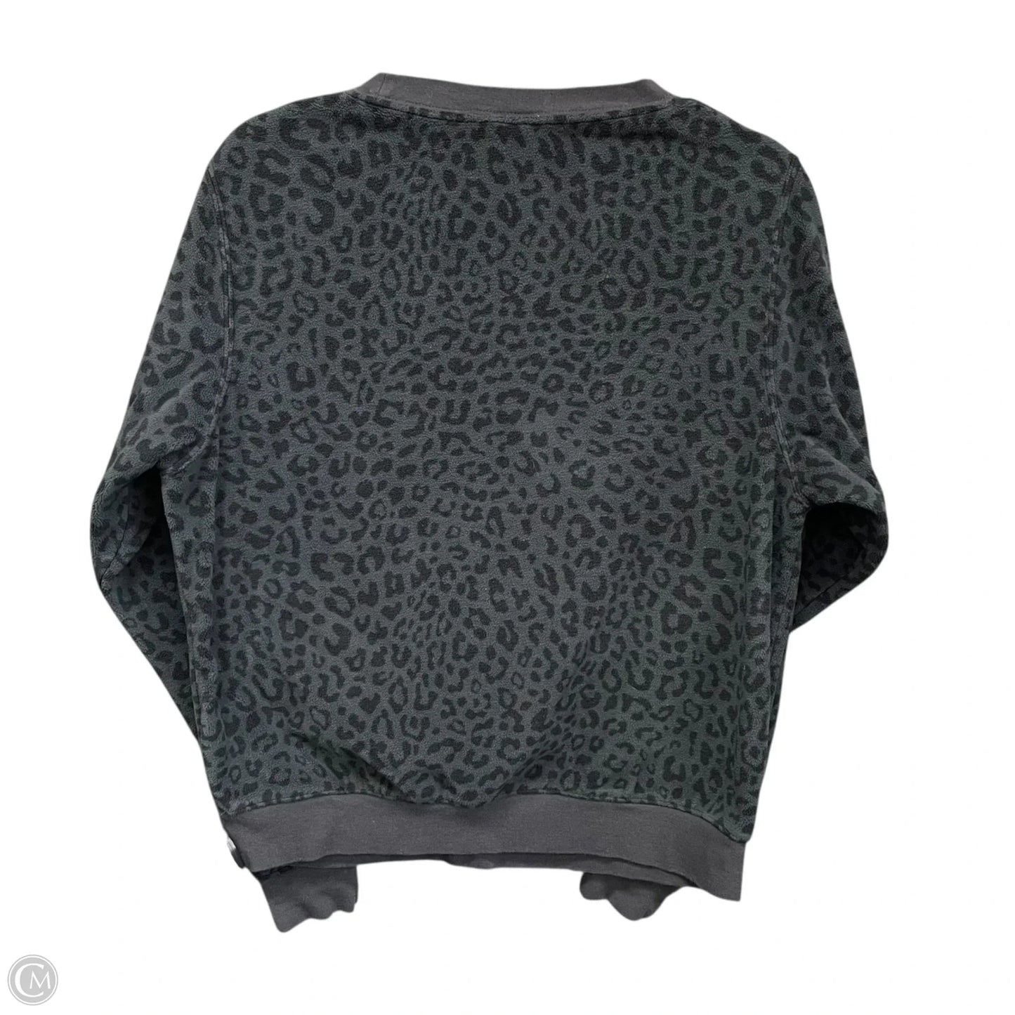 Sweatshirt Crewneck By Nike Apparel In Black & Grey, Size: Xs