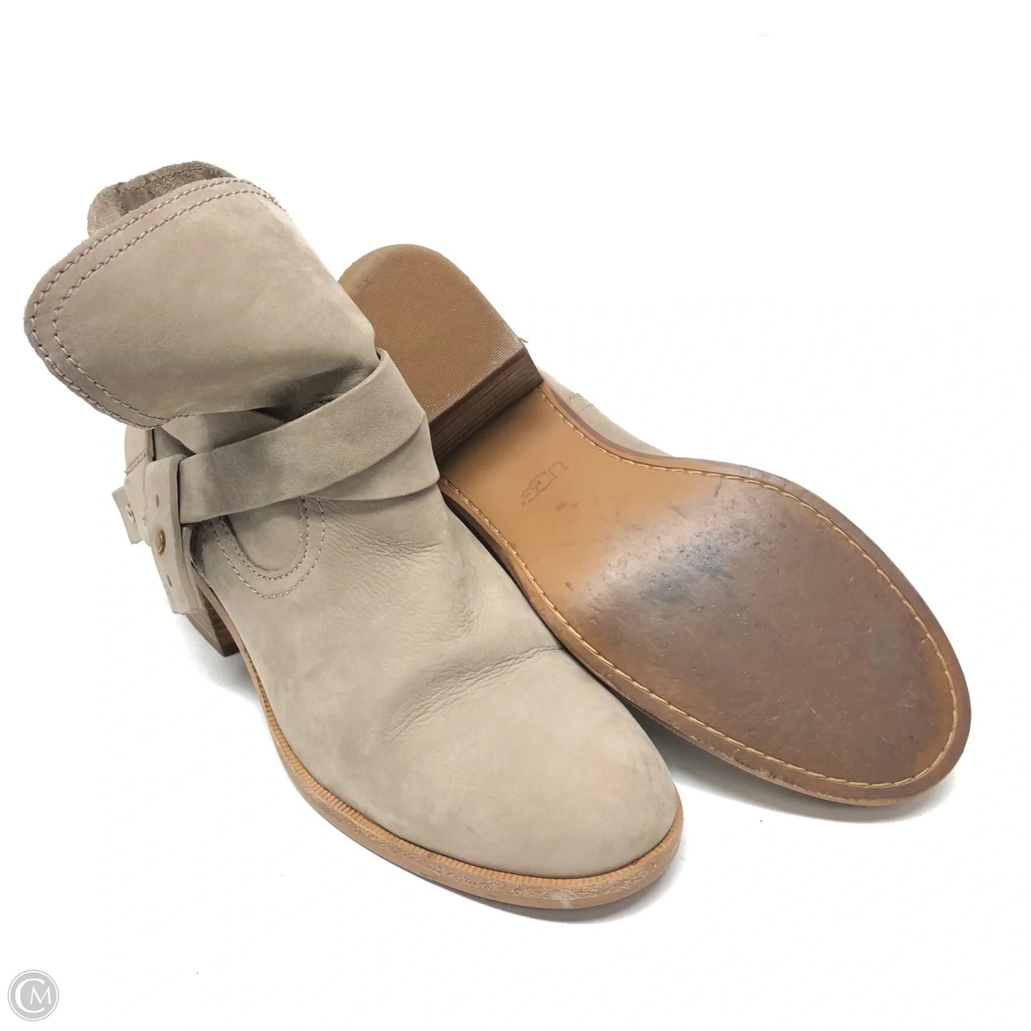 Boots Designer By Ugg In Taupe, Size: 8