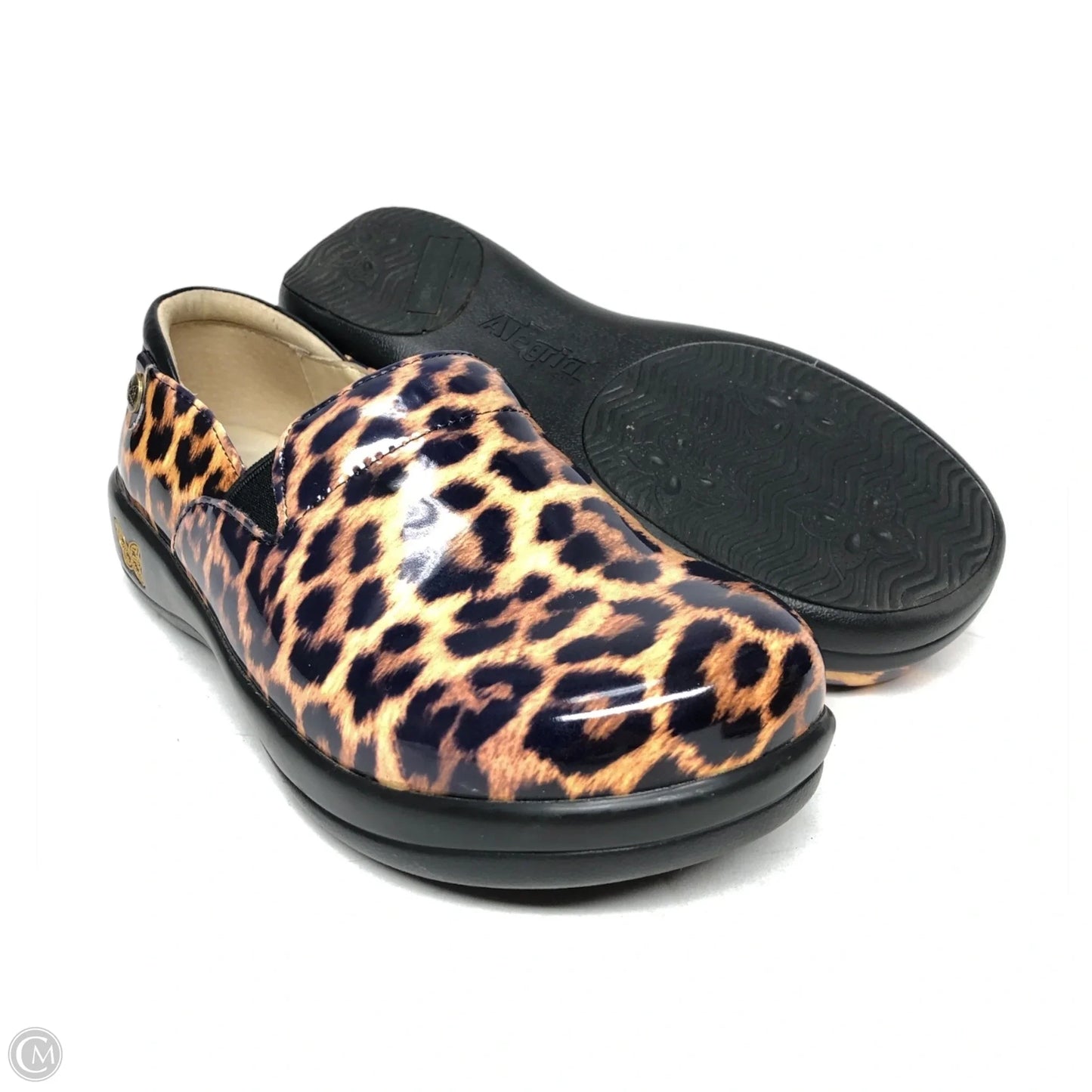 Shoes Heels Wedge By Alegria In Animal Print, Size: 6