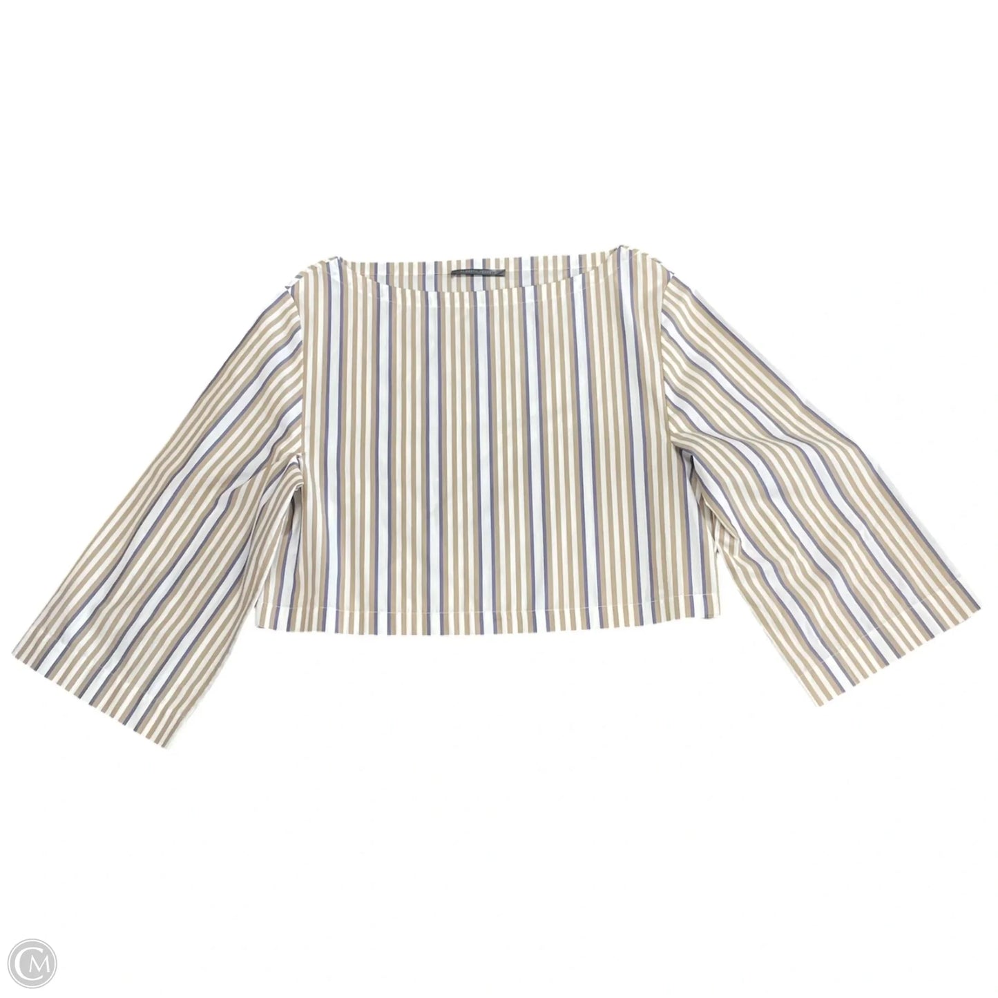 Top Long Sleeve By Cma In Striped Pattern, Size: 4