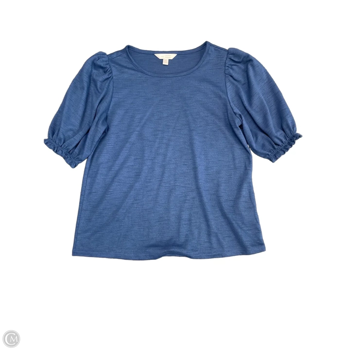 Top Short Sleeve By Lc Lauren Conrad In Blue, Size: Xs
