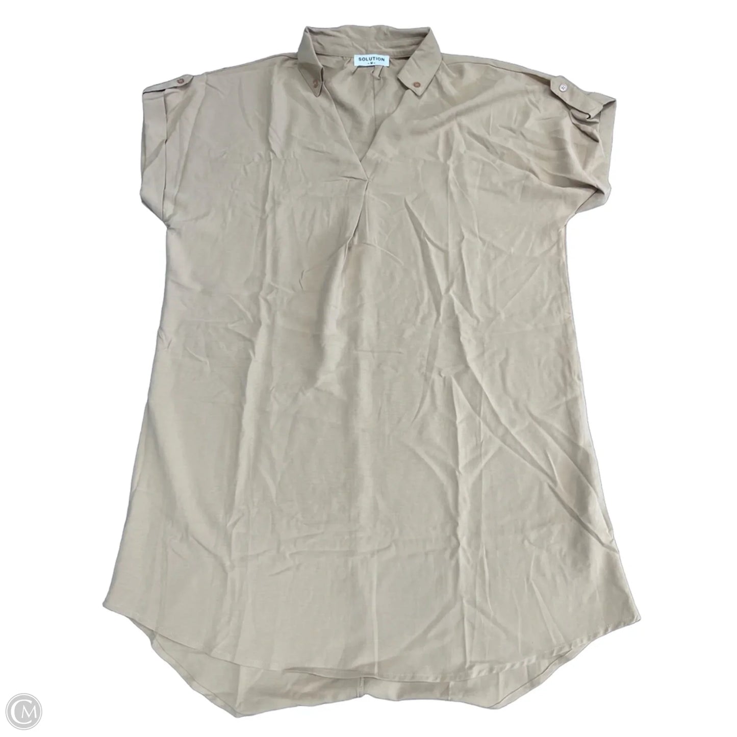 Dress Casual Short By Solutions In Tan, Size: M