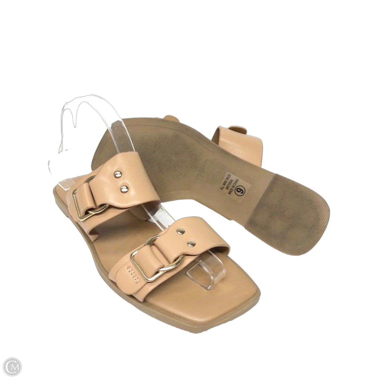 Sandals Flats By Soda In Tan, Size: 9