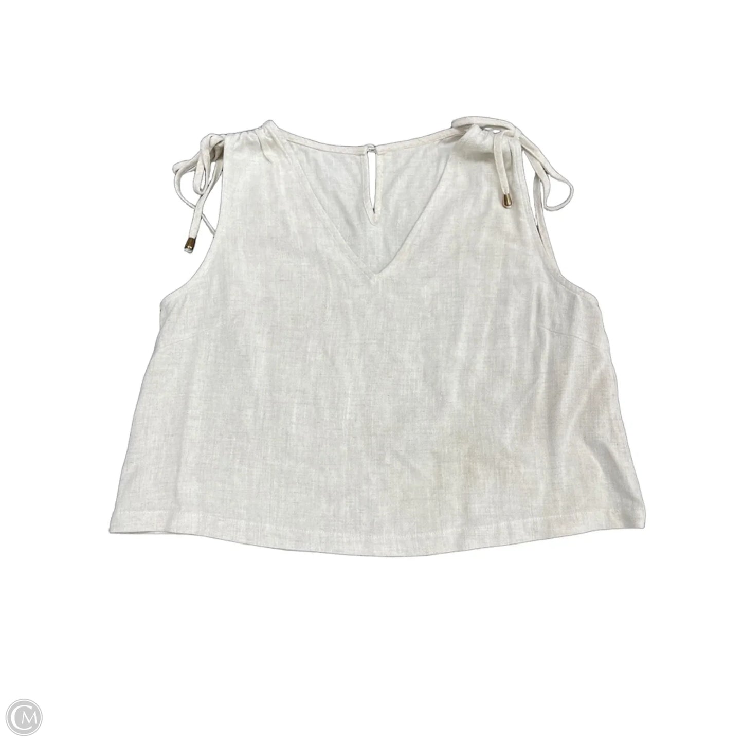 Top Sleeveless By Cme In Beige, Size: M