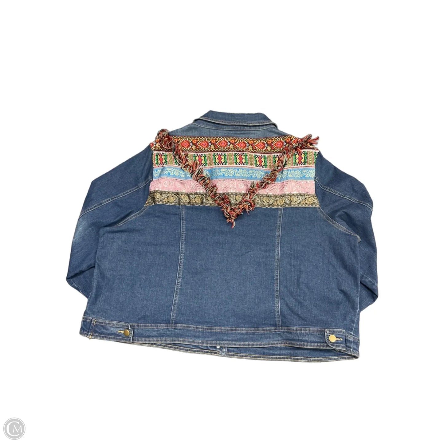 Jacket Denim By Cato In Blue Denim, Size: 26