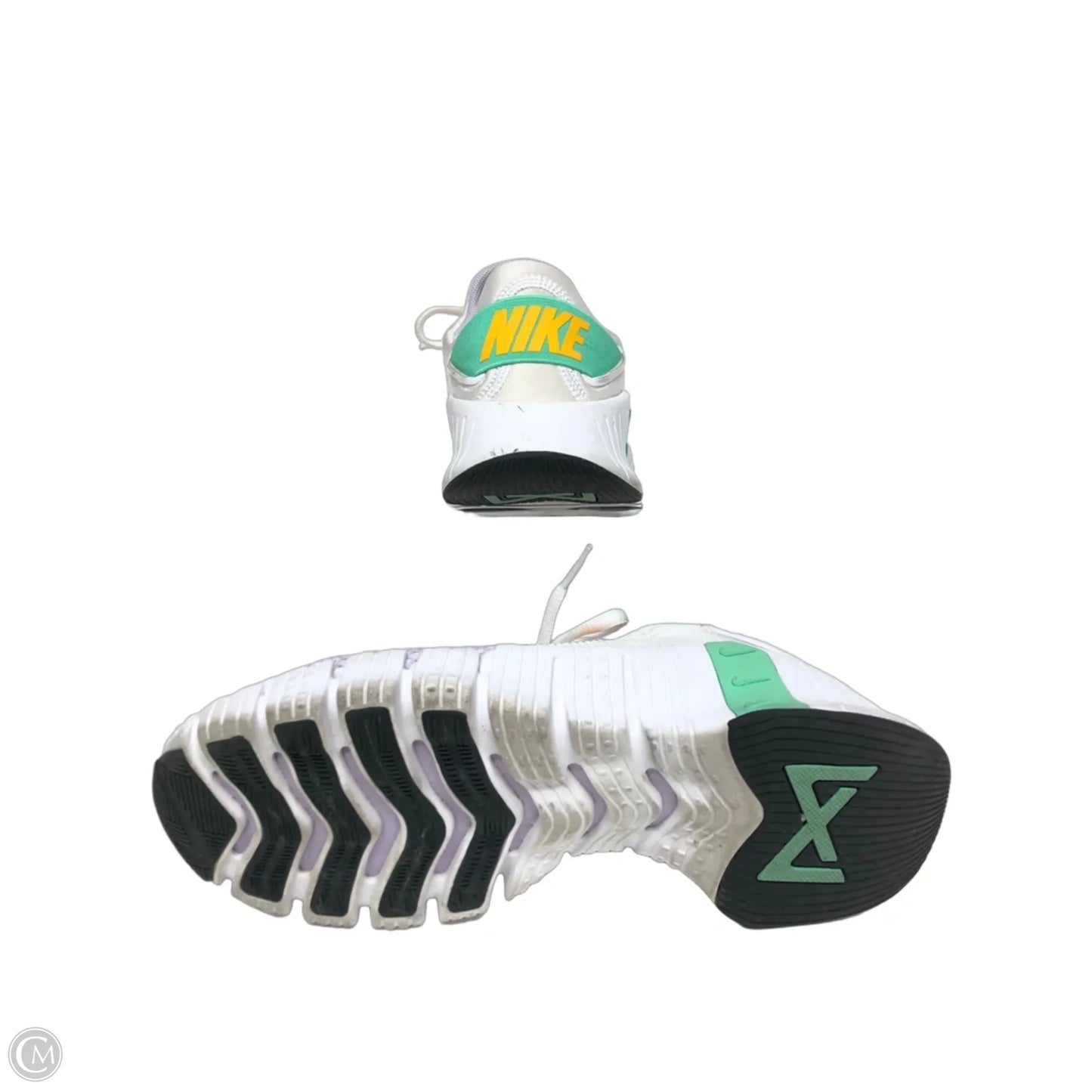 Shoes Athletic By Nike In Green & White, Size: 6