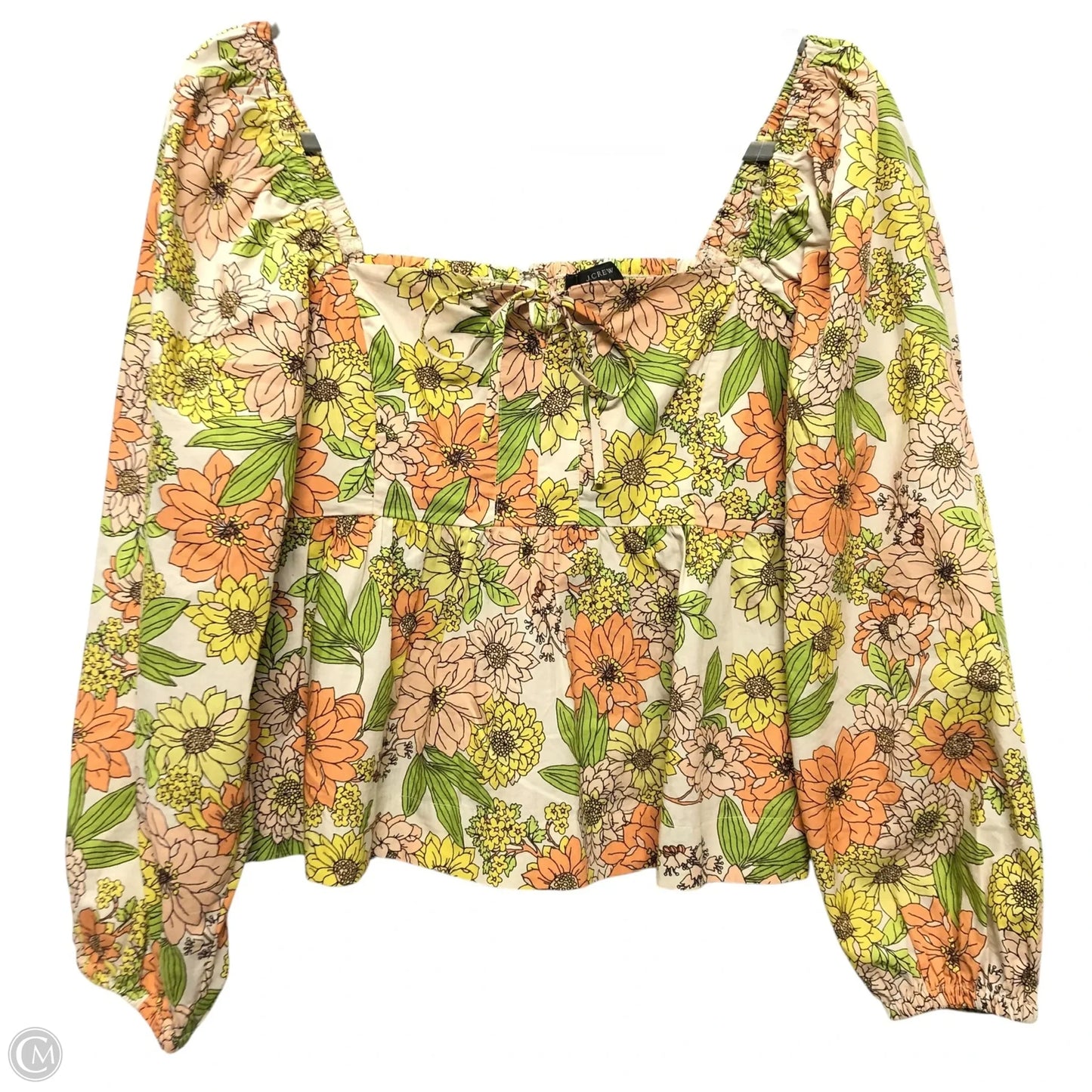 Top Long Sleeve By J. Crew In Multi-colored, Size: 10