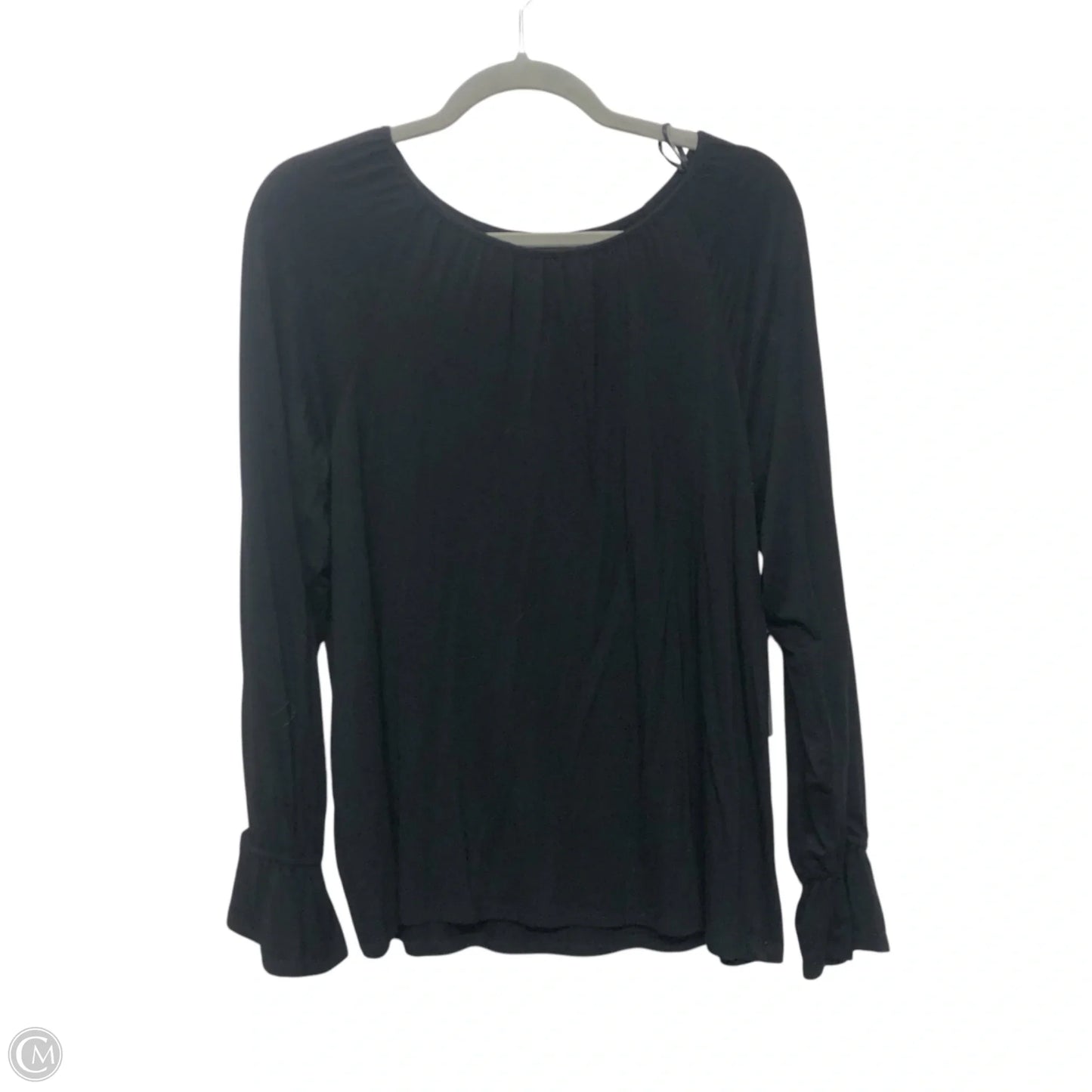 Top Long Sleeve By Vince Camuto In Black, Size: M