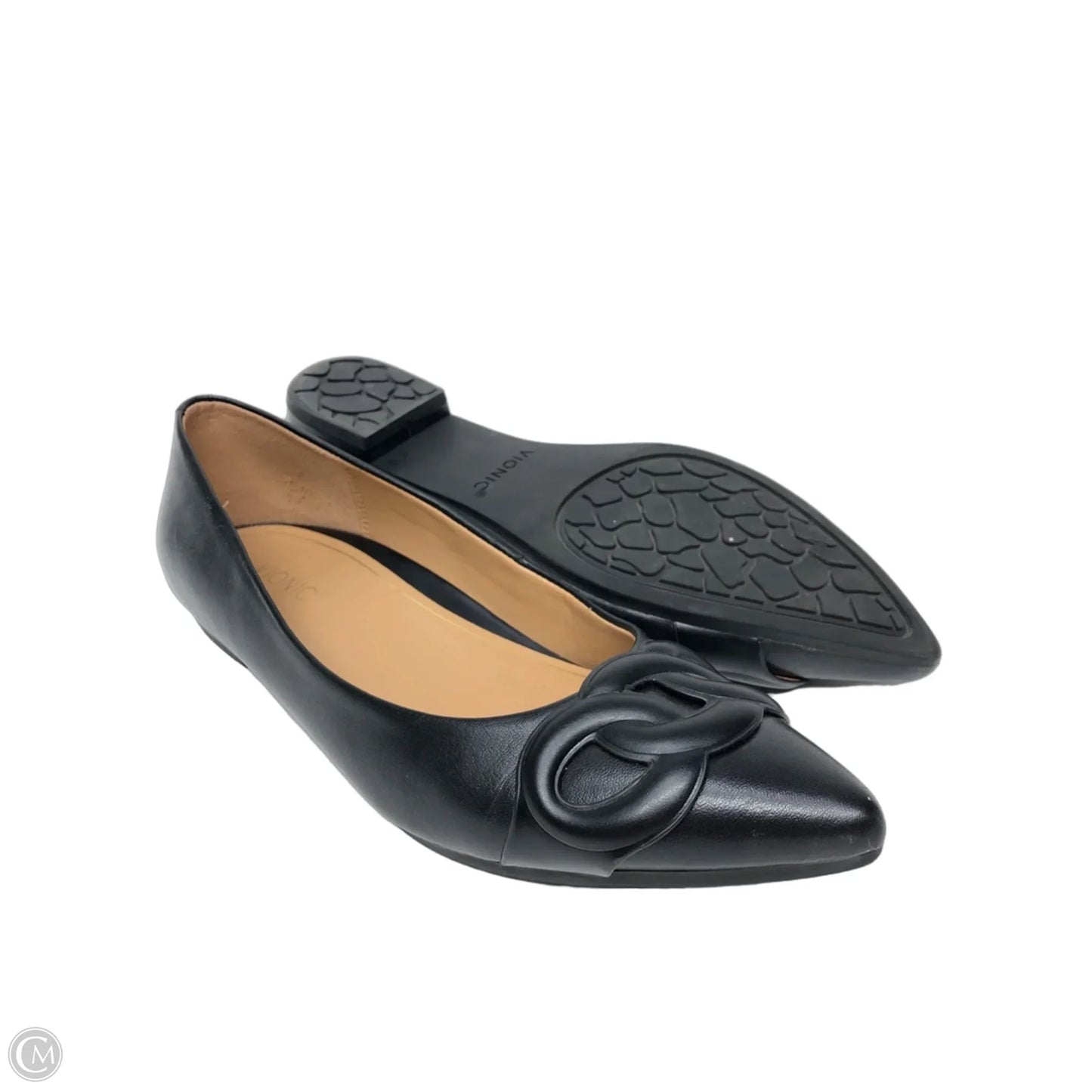 Shoes Flats By Vionic In Black, Size: 8
