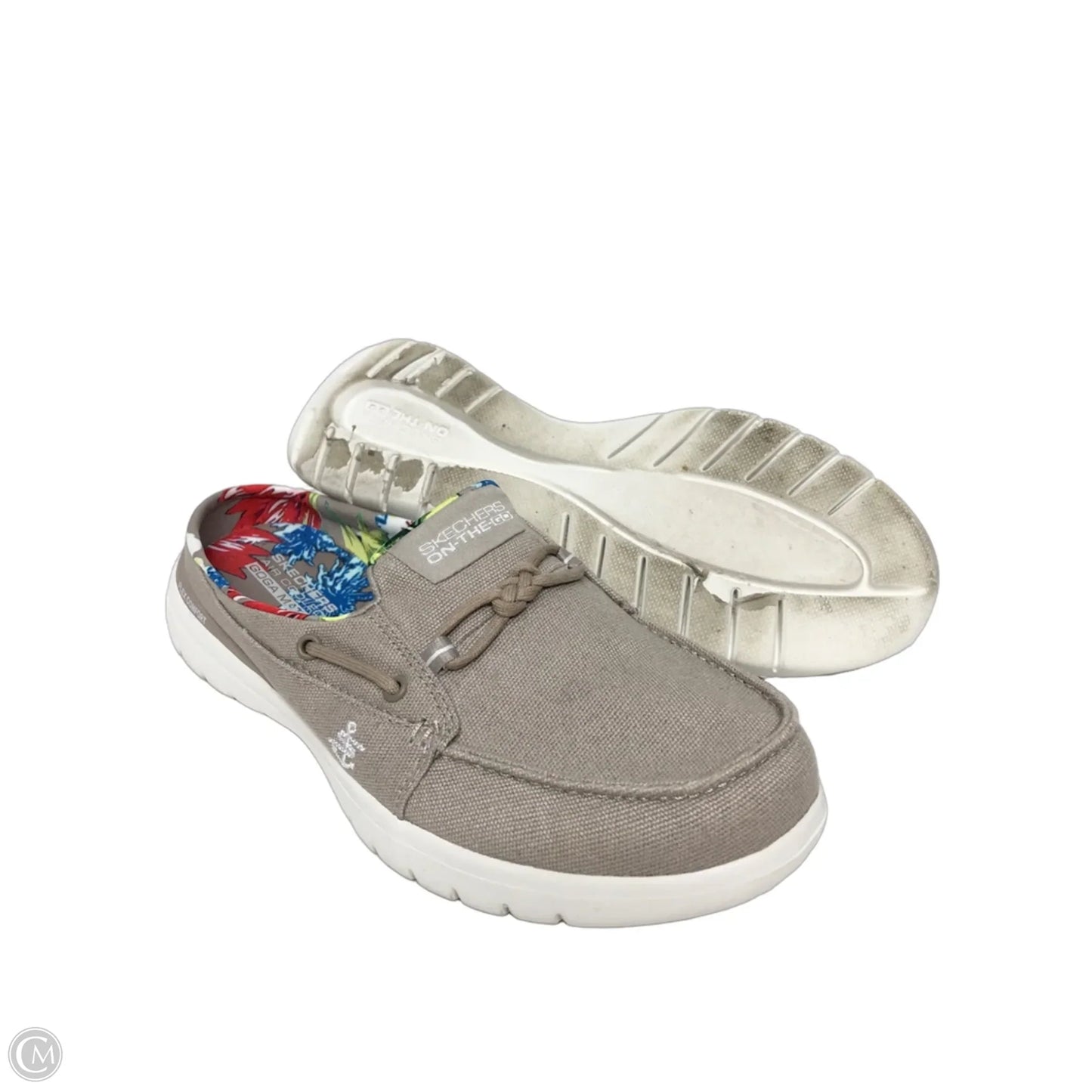 Shoes Flats By Skechers In Beige, Size: 7.5