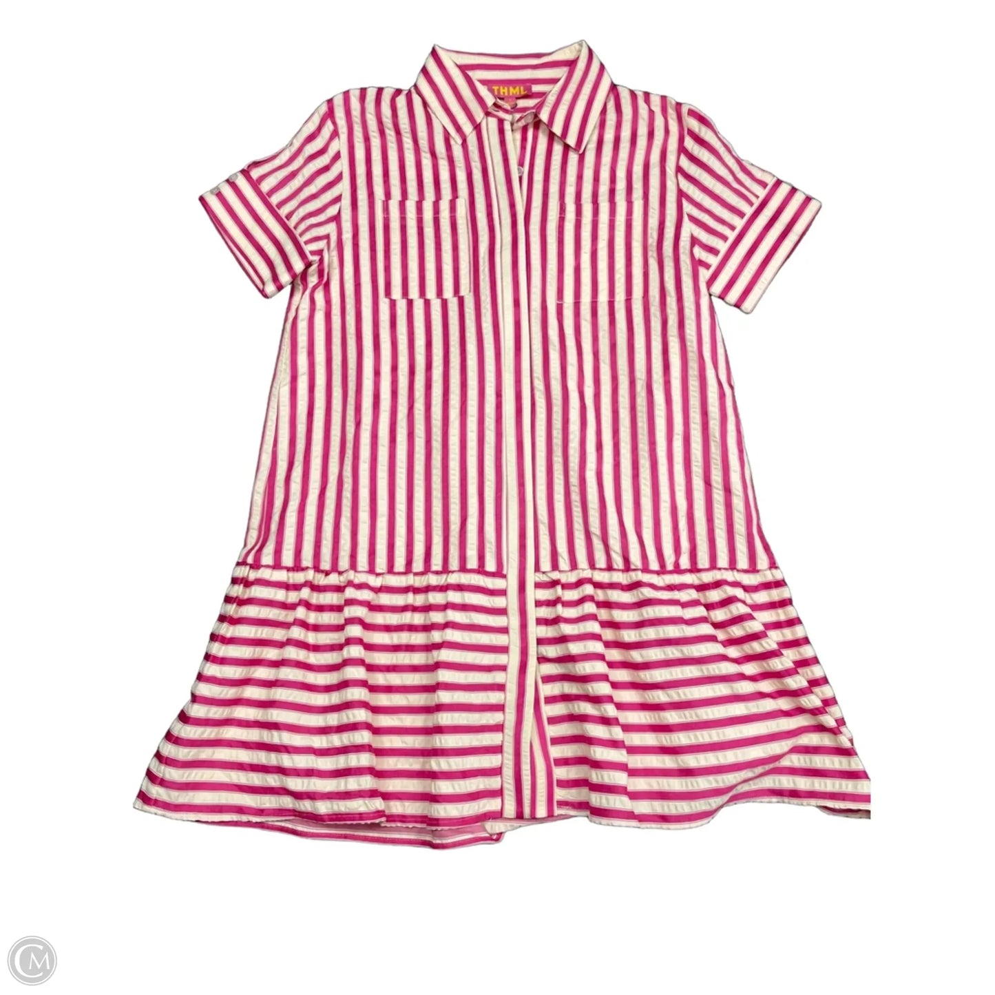 Dress Casual Short By Thml In Pink, Size: S