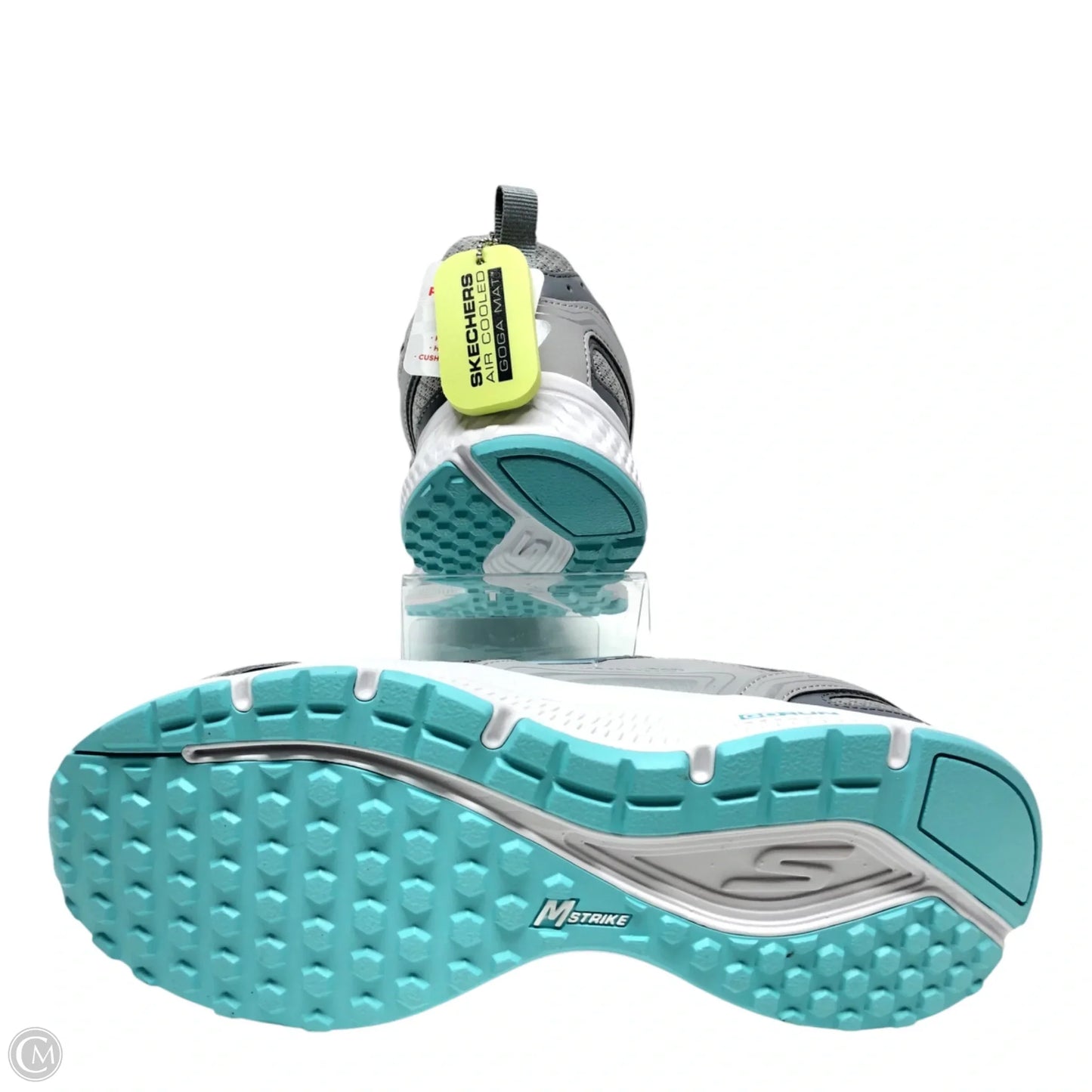 Shoes Athletic By Skechers In Grey, Size: 8.5