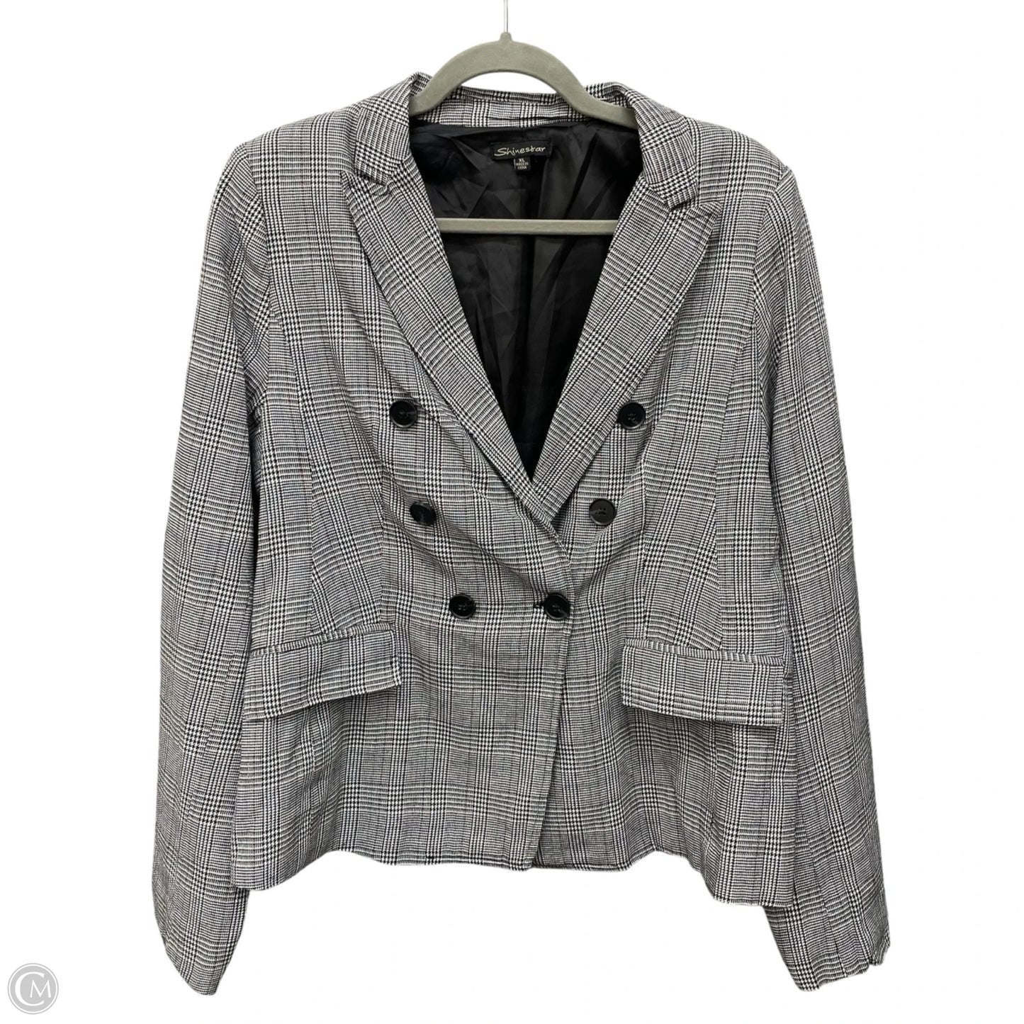 Blazer By Shinestar In Black & White, Size: Xl