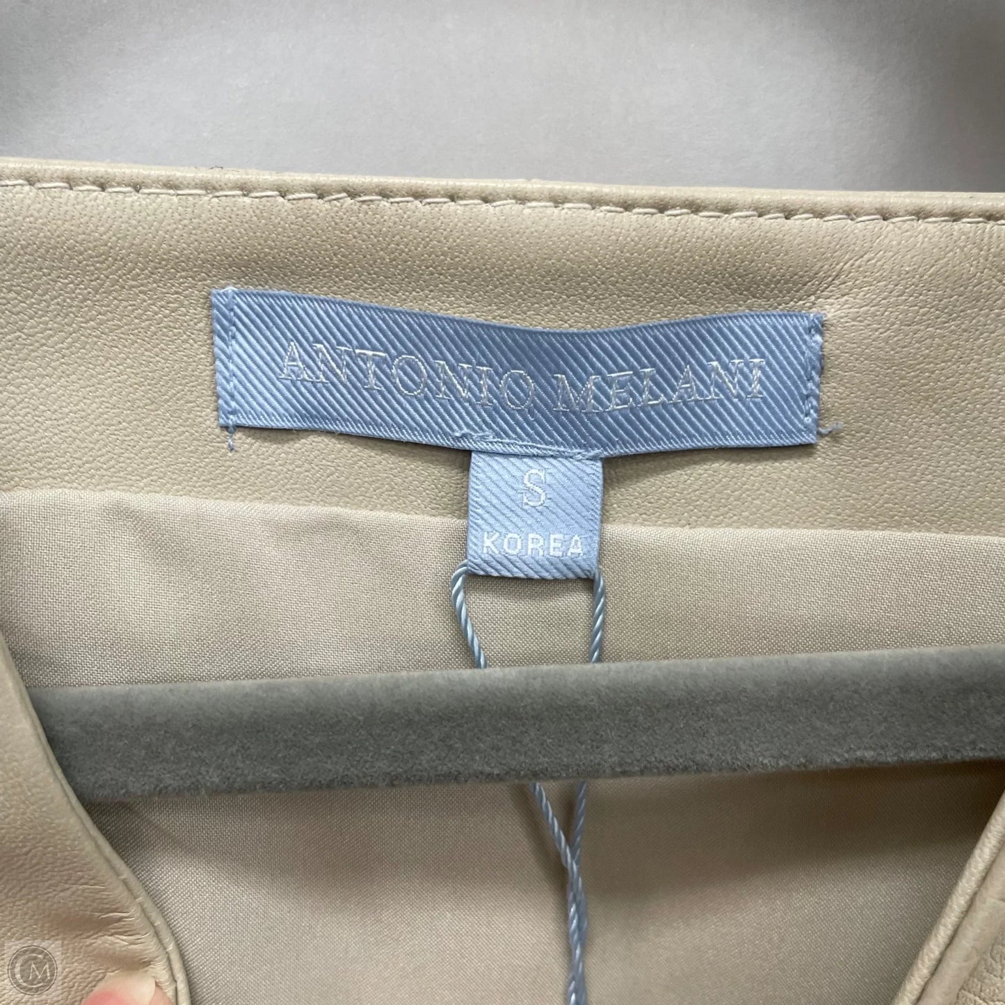 Top Sleeveless By Antonio Melani In Beige, Size: S
