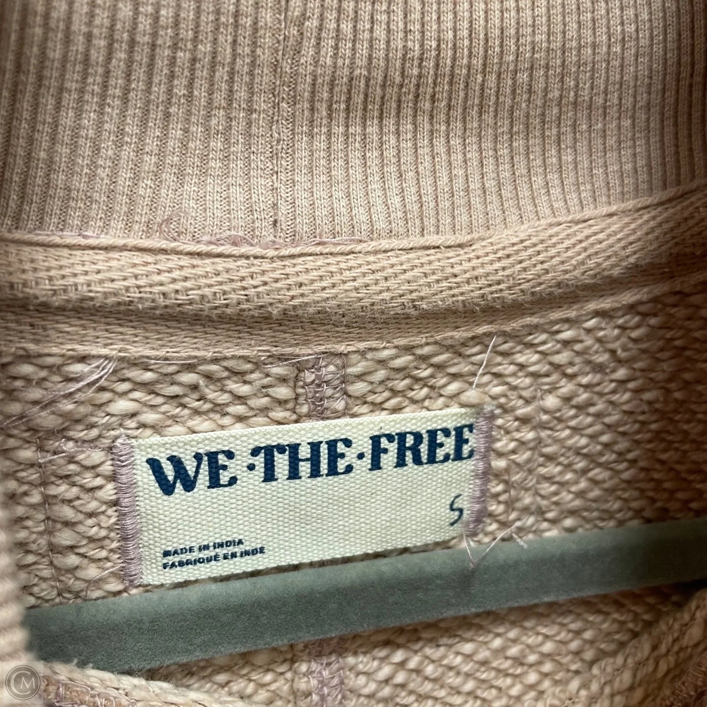 Sweatshirt Collar By We The Free In Tan, Size: S