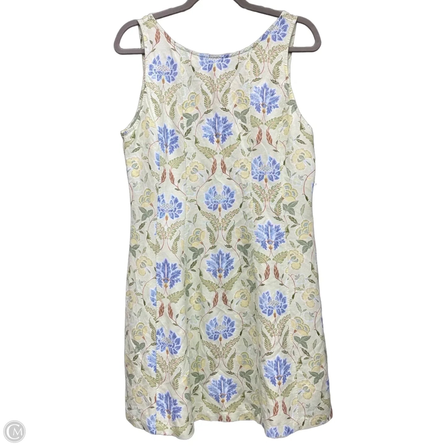 Dress Casual Short By Loft In Blue & Green, Size: 6