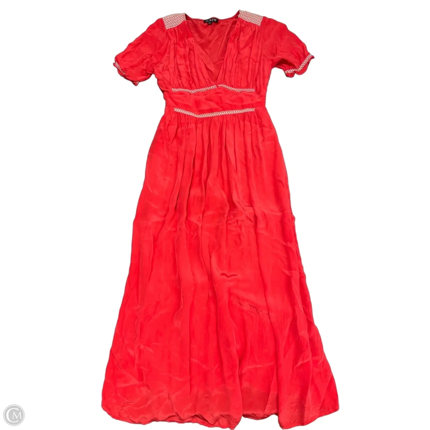Dress Casual Midi By J. Crew In Red, Size: 6