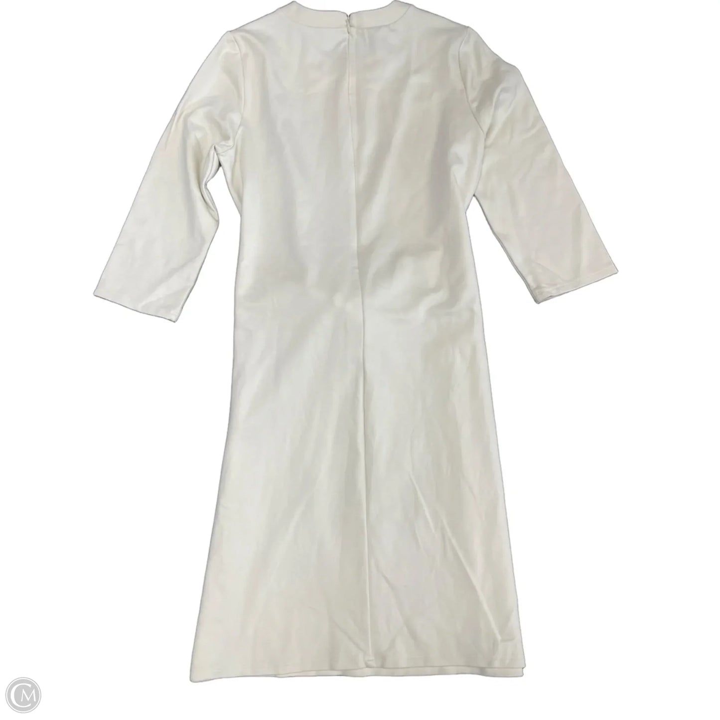 Dress Casual Midi By Venus In Cream, Size: L