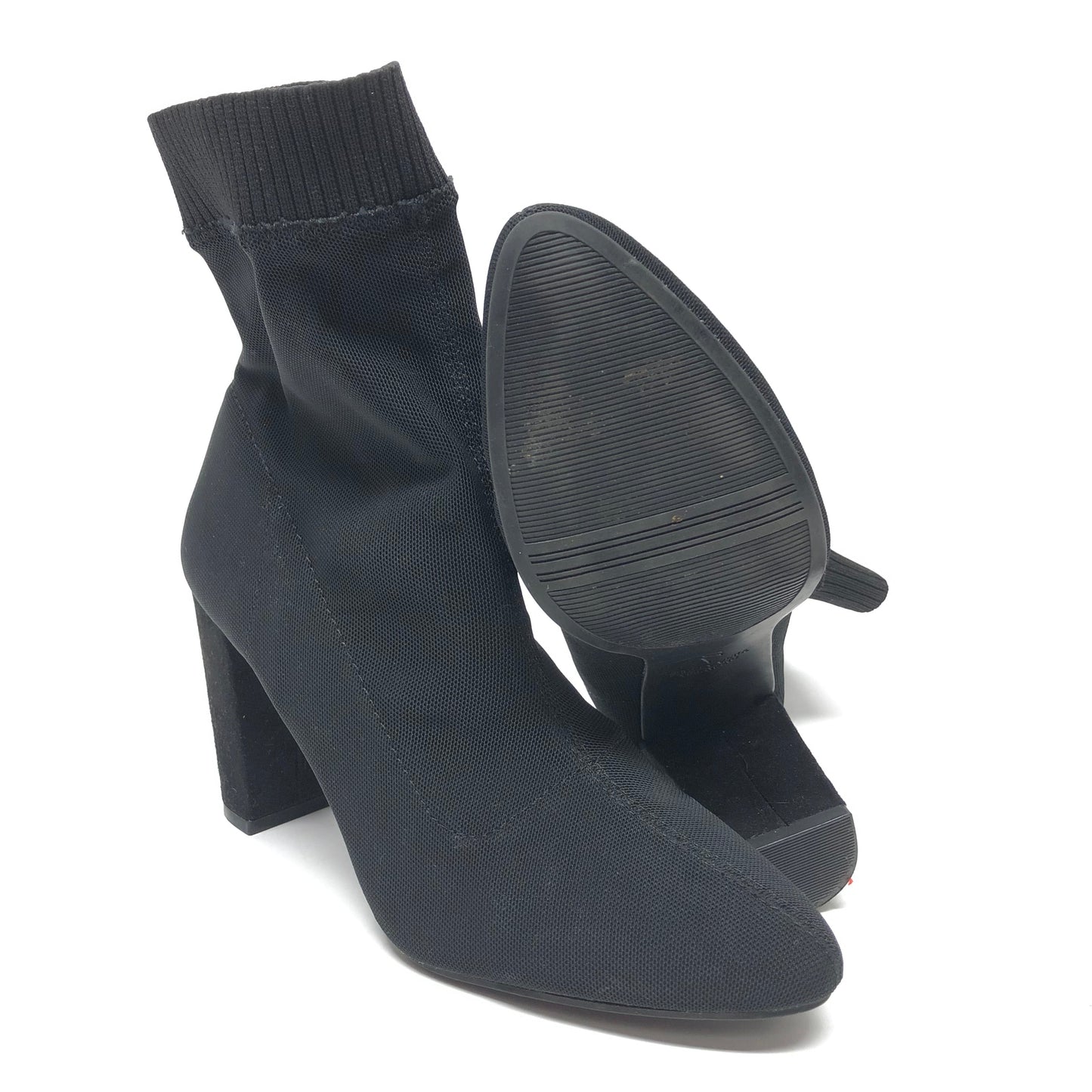 Boots Ankle Heels By Simply Vera In Black, Size: 7