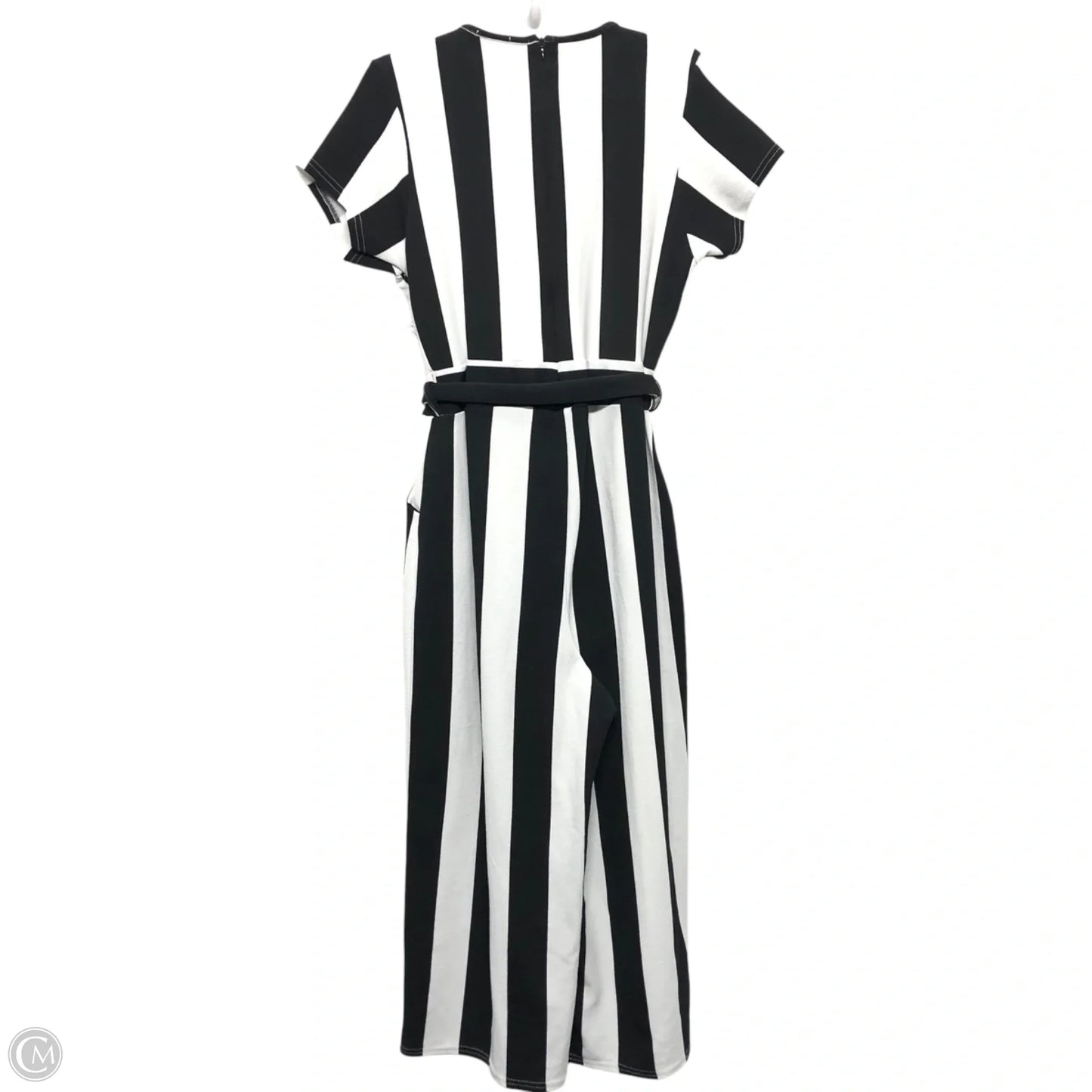 Jumpsuit By Boohoo Boutique In Black & White, Size: 12