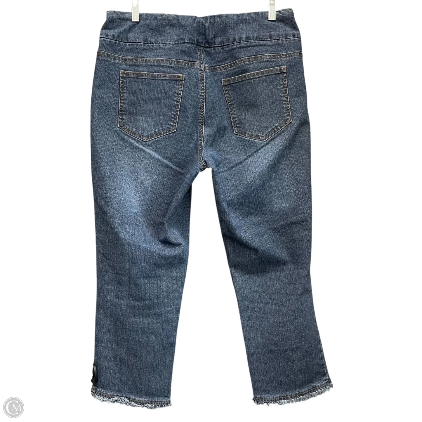 Jeans Cropped By Soft Surroundings In Blue, Size: M