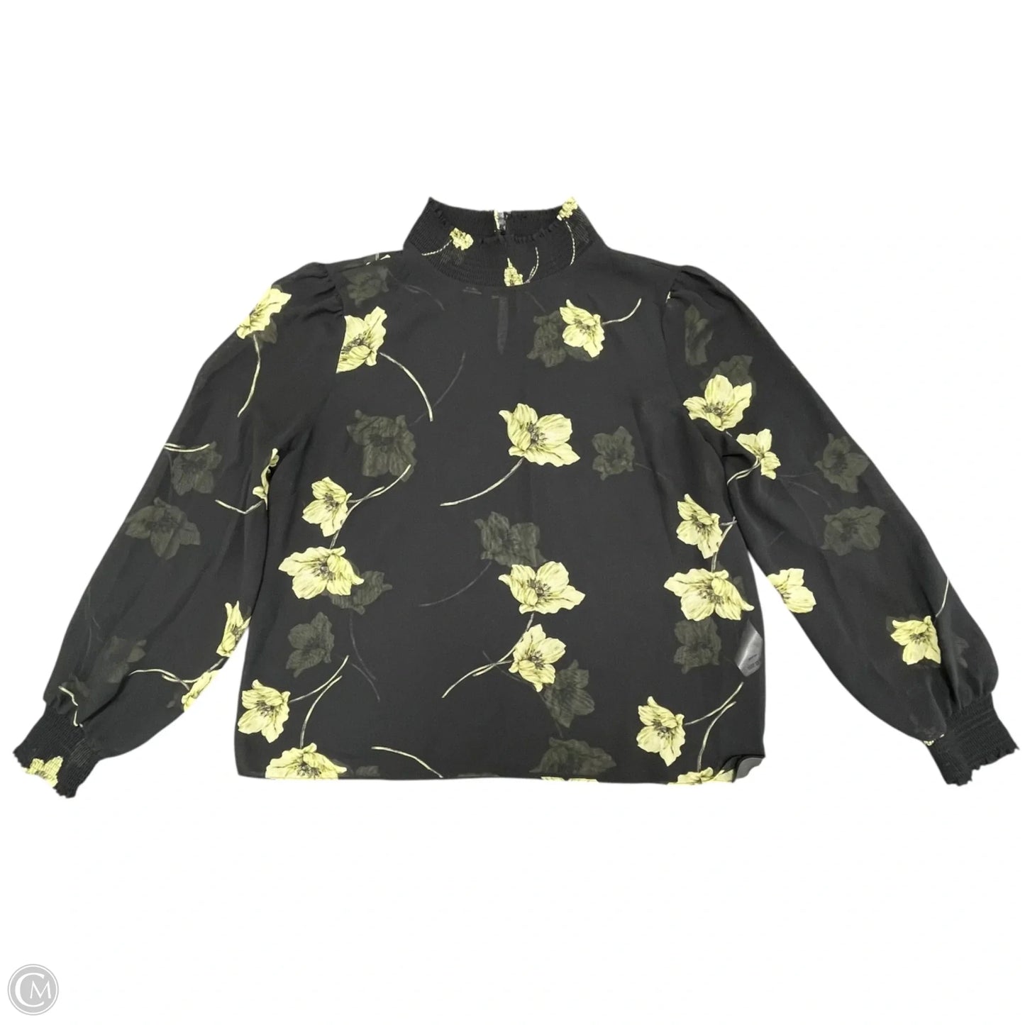 Top Long Sleeve By Bar Iii In Floral Print, Size: M