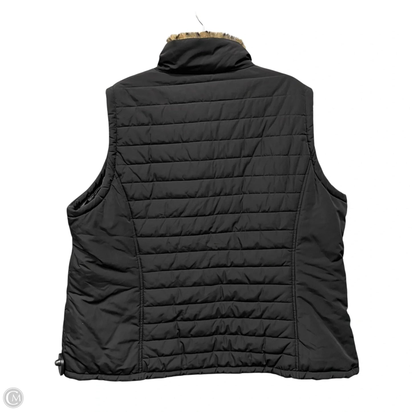 Vest Puffer & Quilted By Calvin Klein In Black, Size: 2x