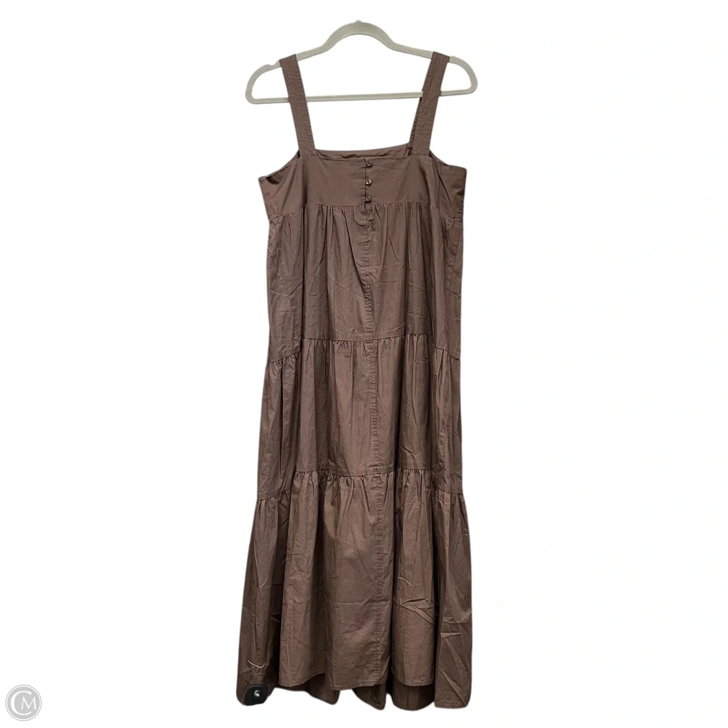 Dress Casual Midi By Haven In Brown, Size: Xs