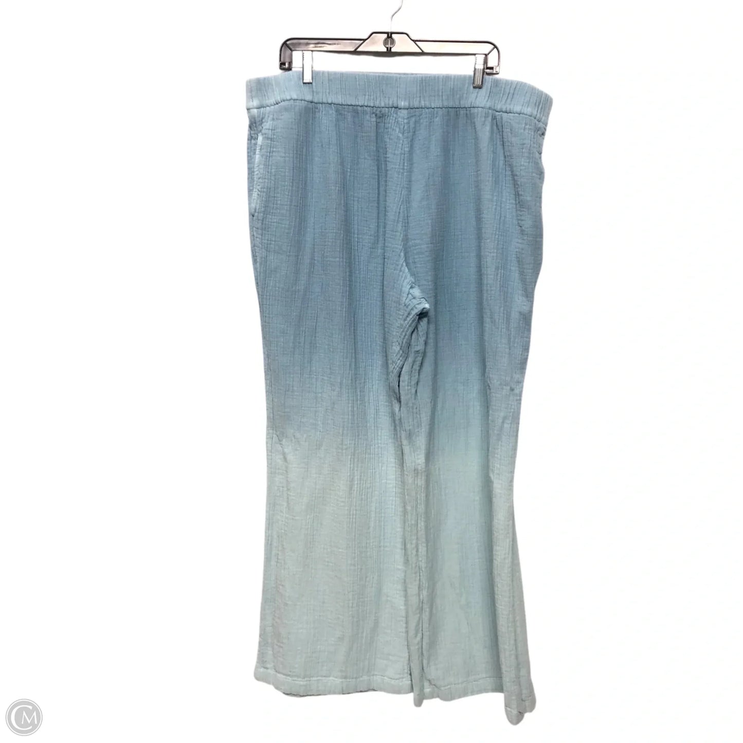 Pants Linen By Wonderly In Blue, Size: 3x