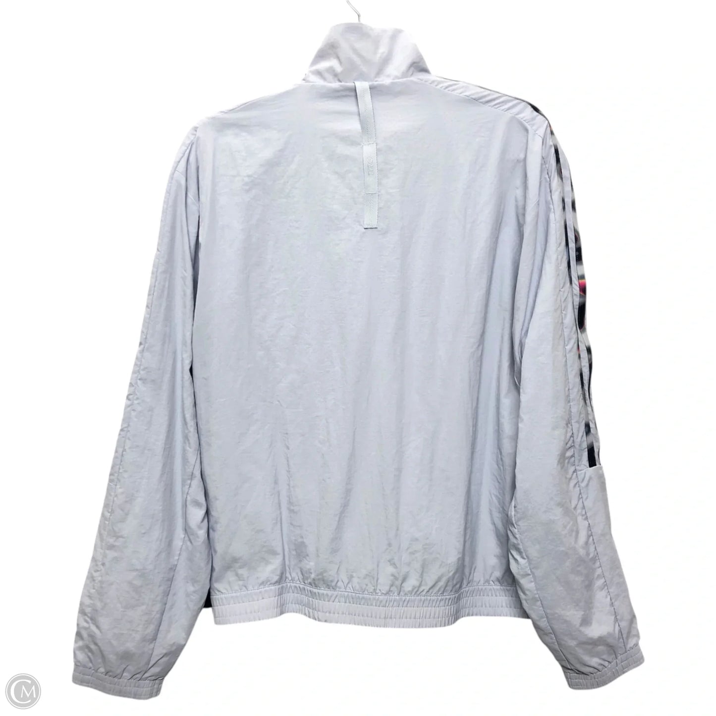 Jacket Windbreaker By Adidas In Blue, Size: M