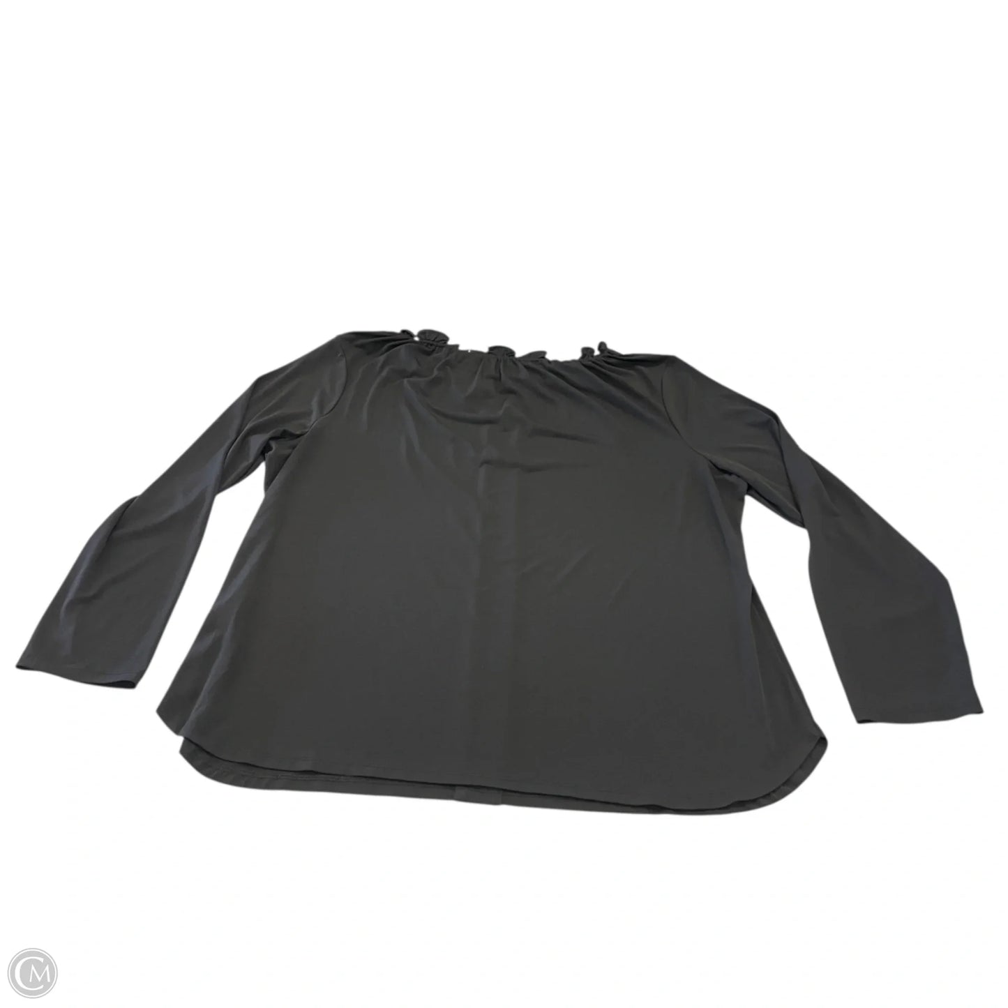 Top Long Sleeve By Croft And Barrow In Black, Size: Xl